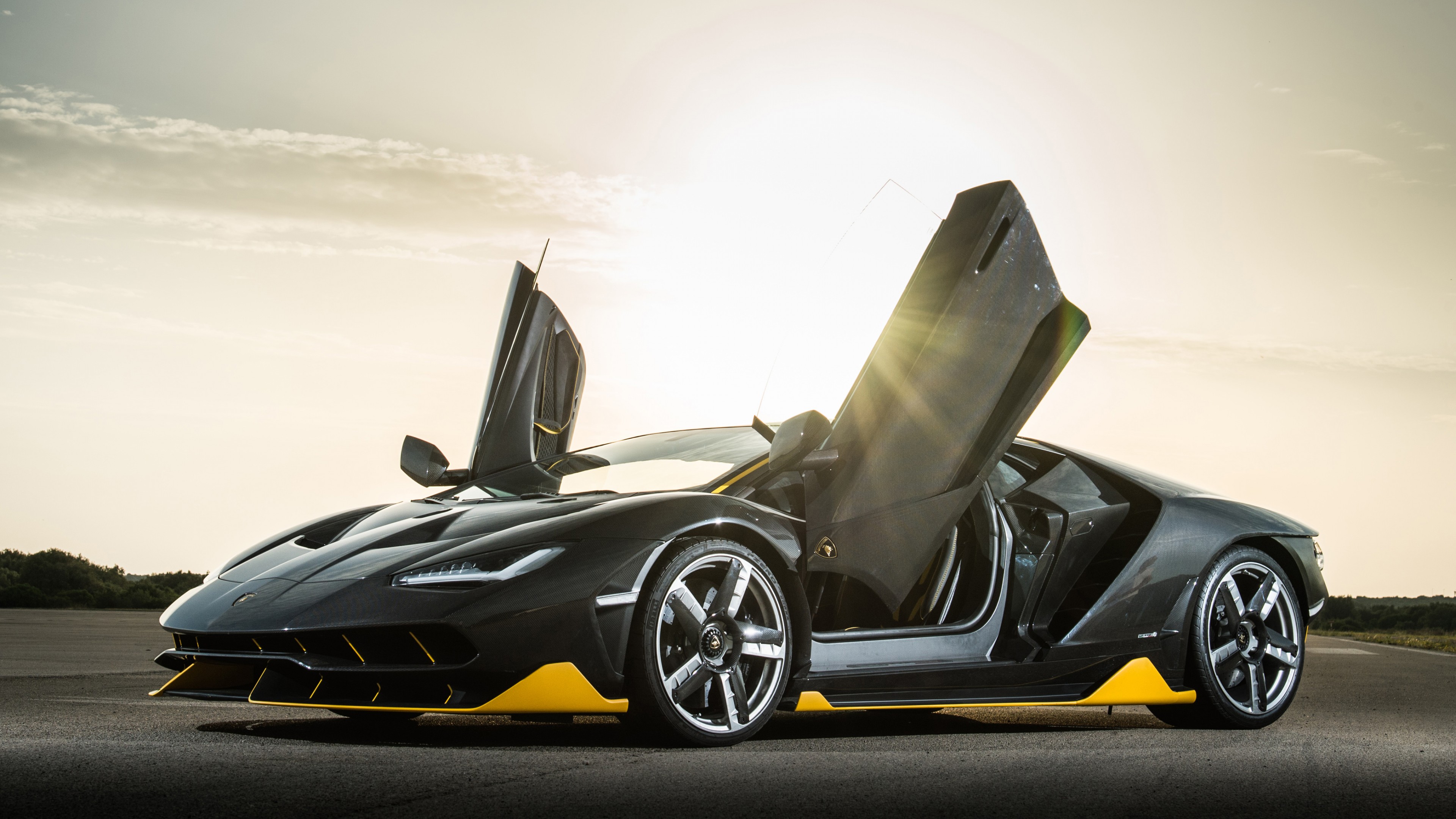 Wallpaper Lamborghini Centenario coupe, supercar, black, Cars & Bikes