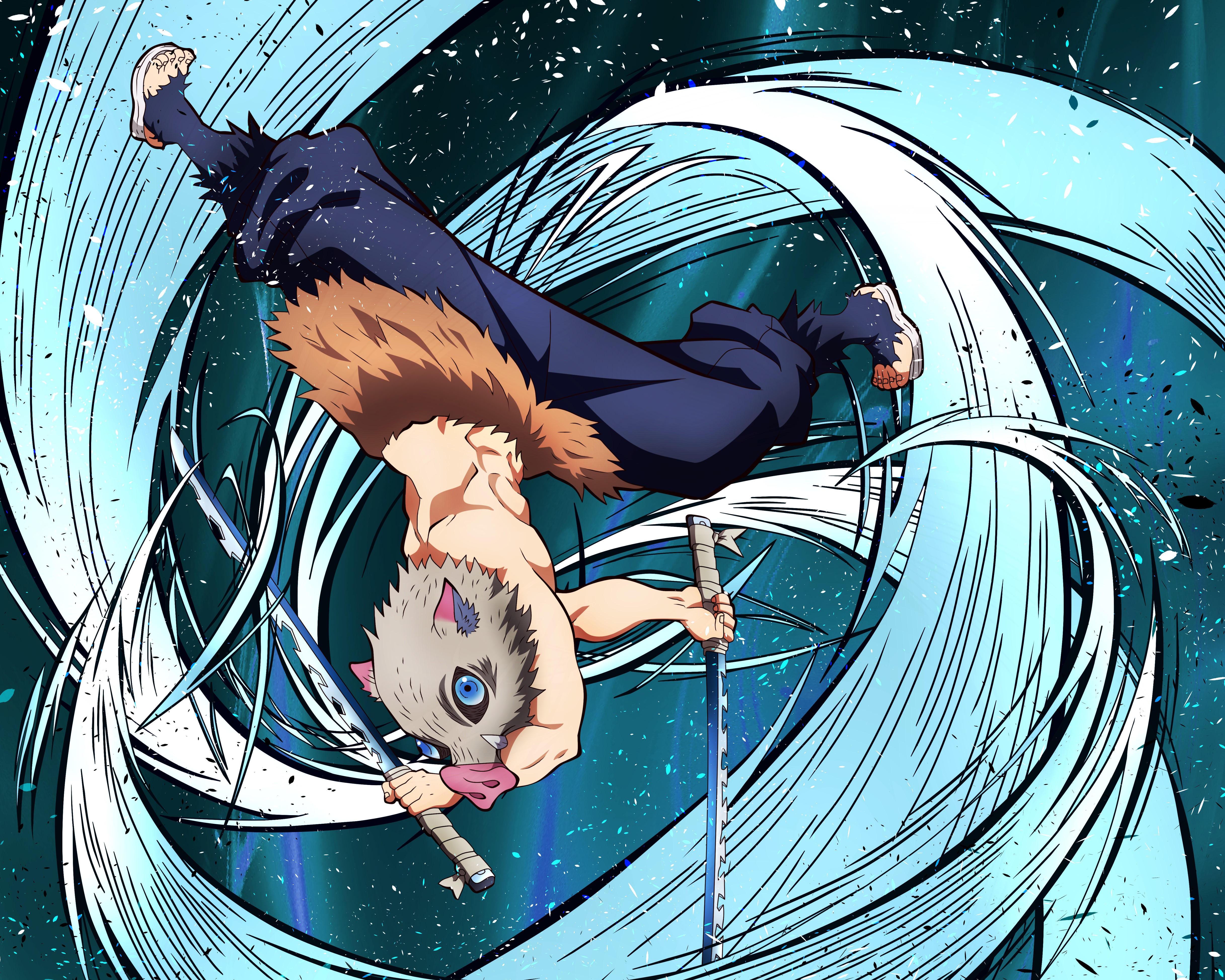 Inosuke Hashibira HD Wallpaper and Background