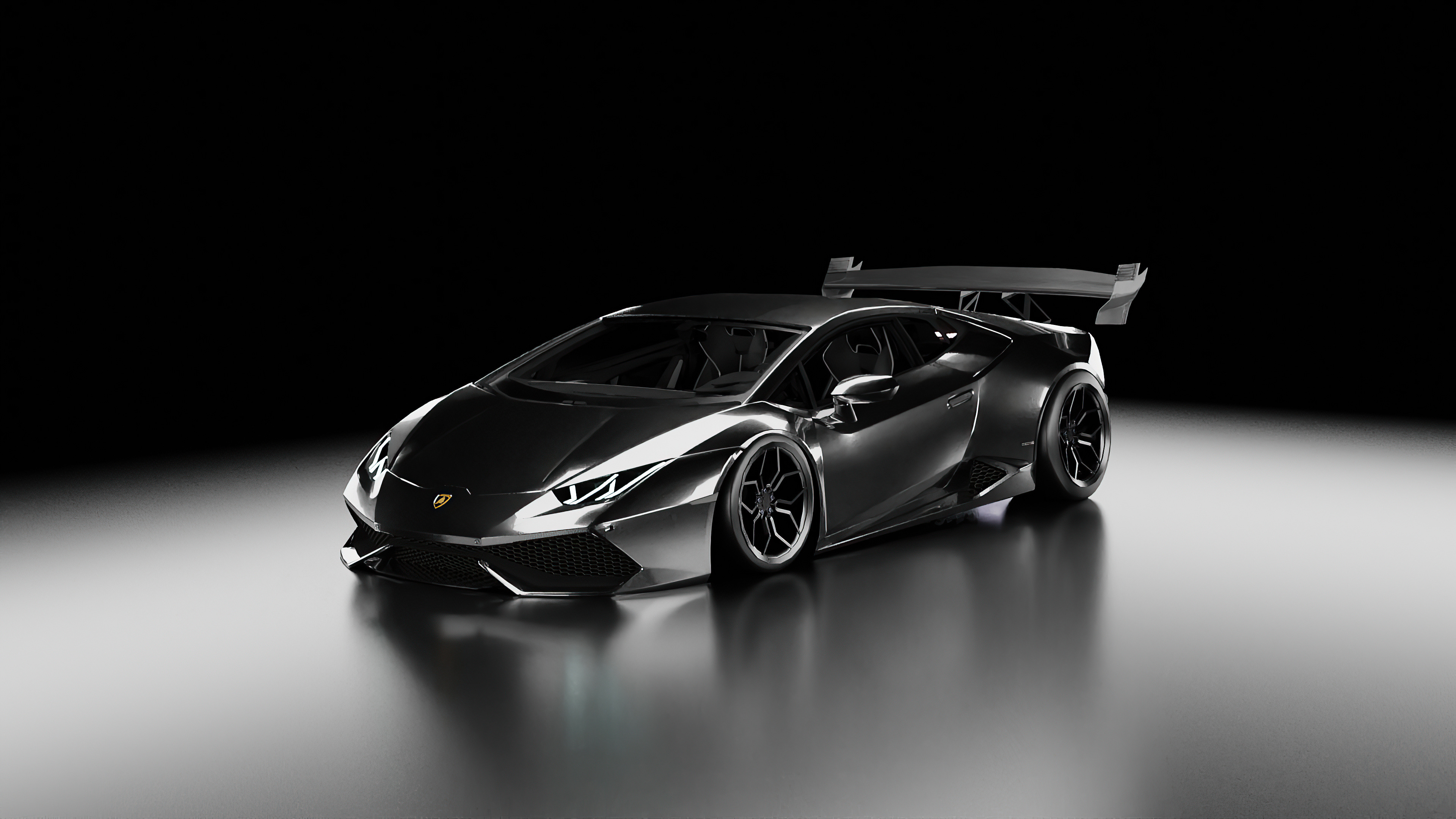 Lamborghini Huracan Black Wallpaper, HD