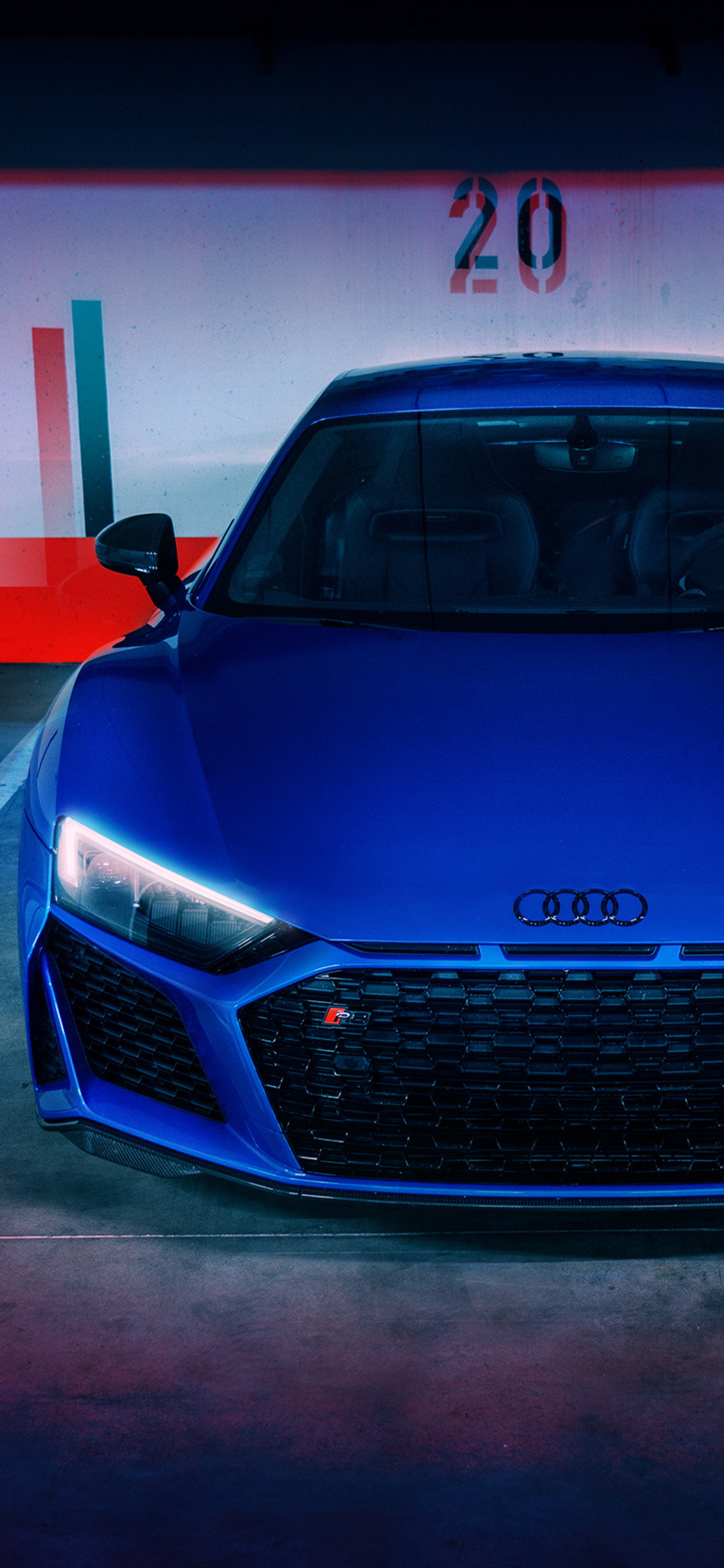 Blue Audi R8 iPhone XS, iPhone 10, iPhone X HD 4k Wallpaper, Image, Background, Photo and Picture