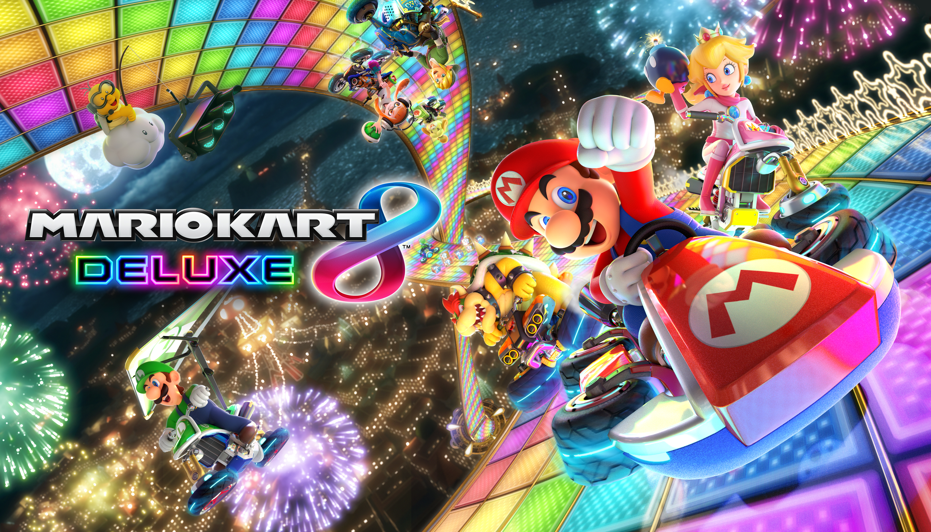 Mario Kart 8 Deluxe HD Wallpaper and Background