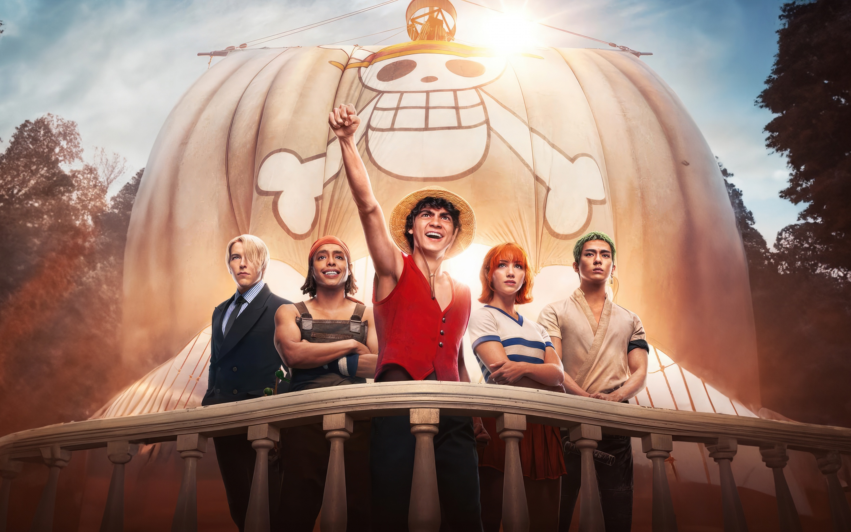 Netflix series Wallpaper 4K, One Piece, Straw Hat Pirates