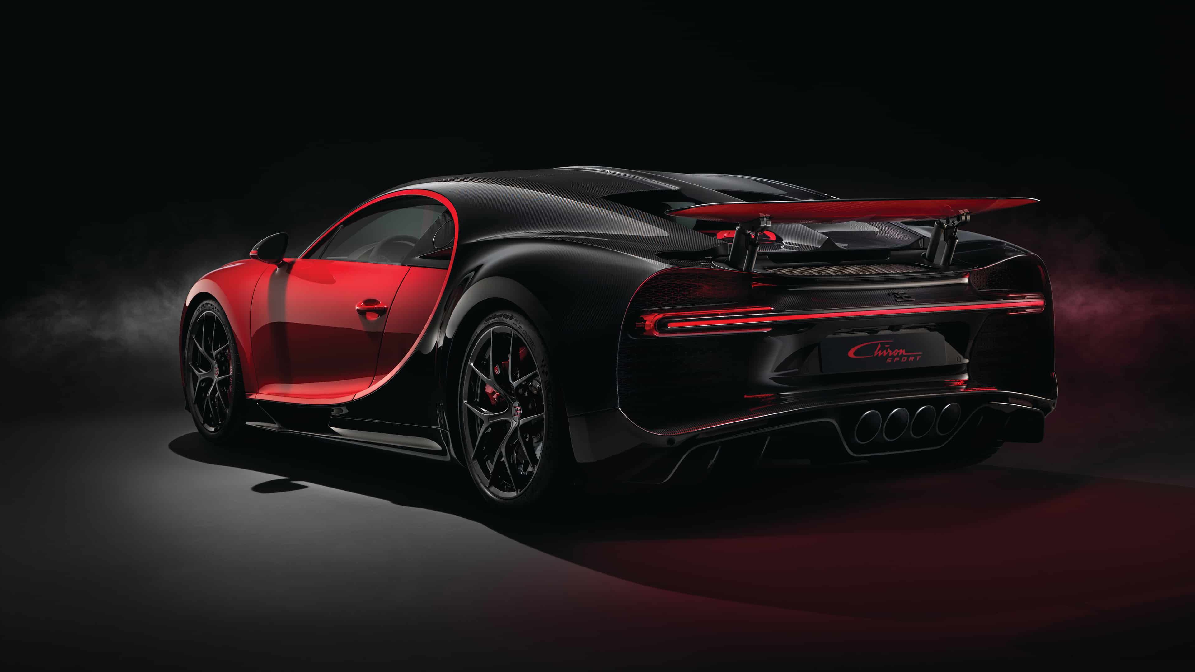 Bugatti Chiron Sport Back UHD 4K Wallpaper