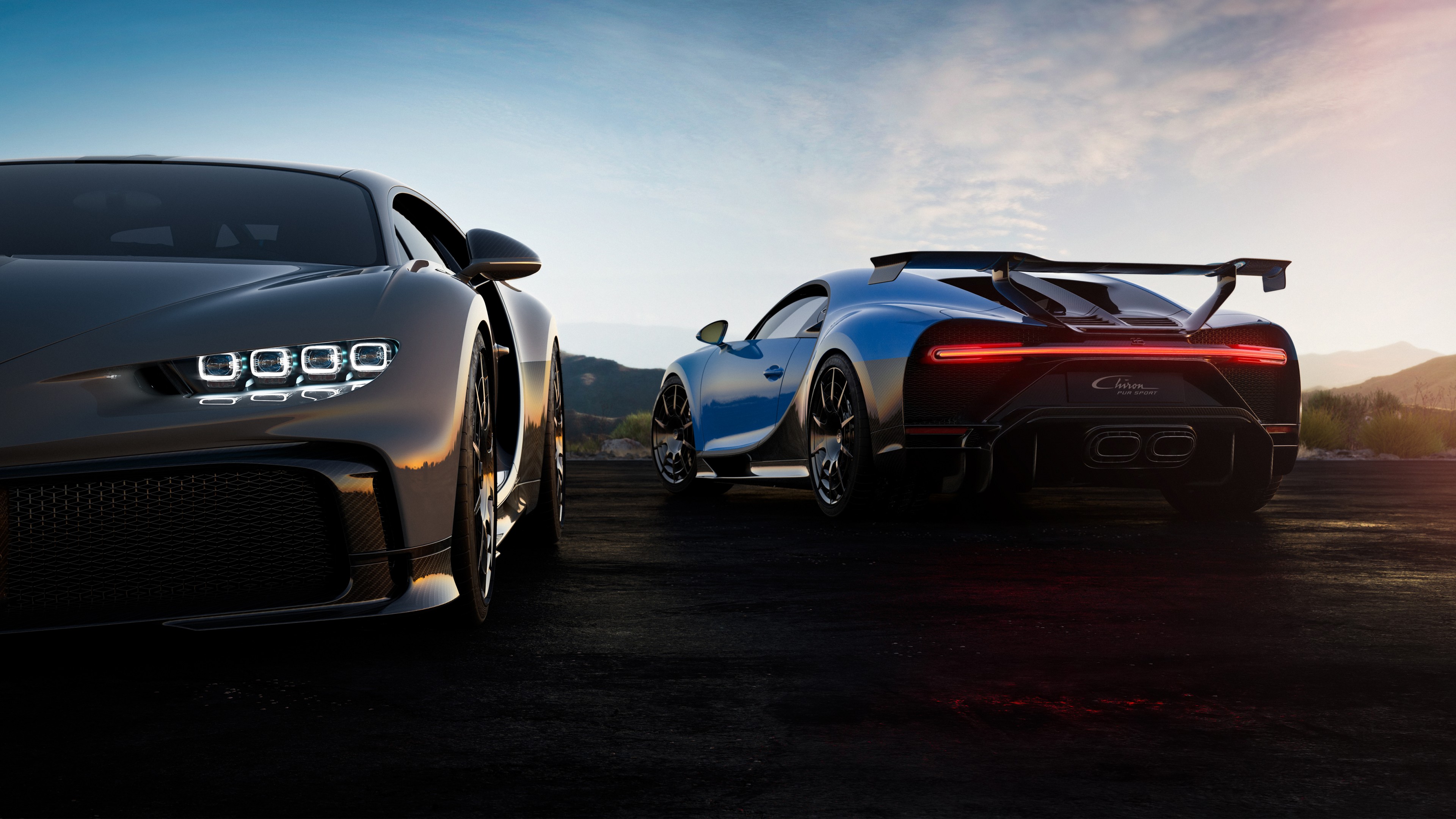 Wallpaper Bugatti Chiron Pur Sport, 2020 cars, supercar, 4K, Cars & Bikes
