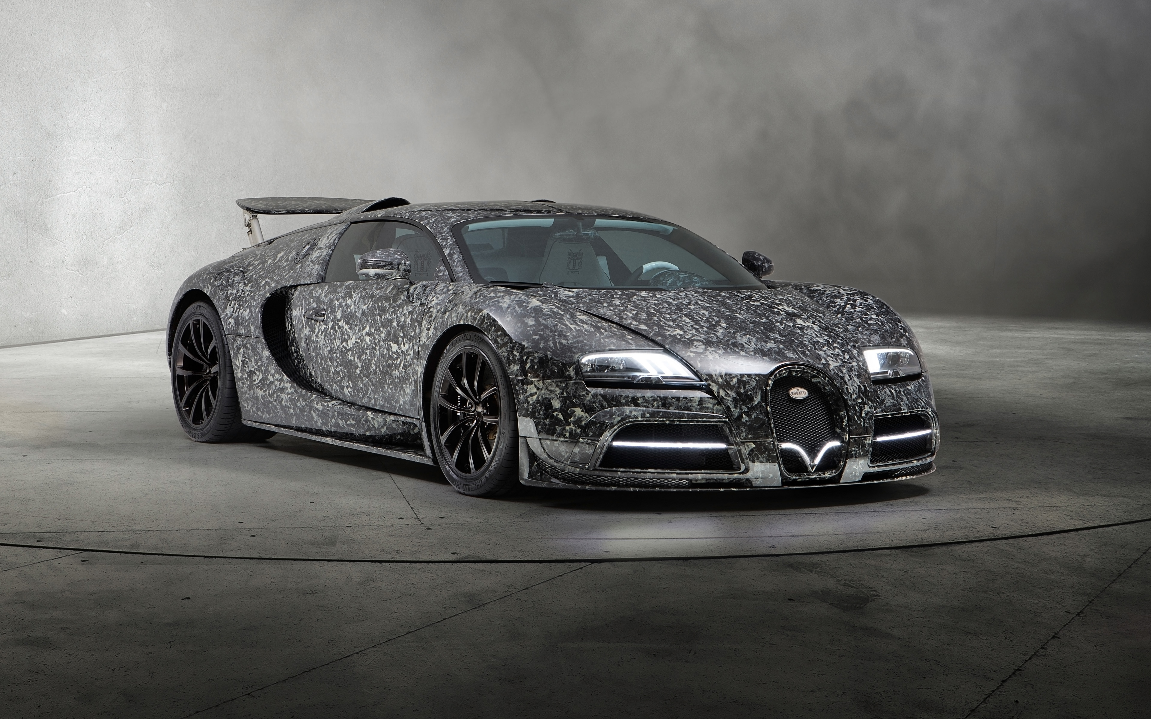 Download wallpaper Mansory Bugatti Veyron Vivere, 4k, 2018 cars, tuning, hypercars, Bugatti Veyron, supercars, Bugatti for desktop with resolution 3840x2400. High Quality HD picture wallpaper