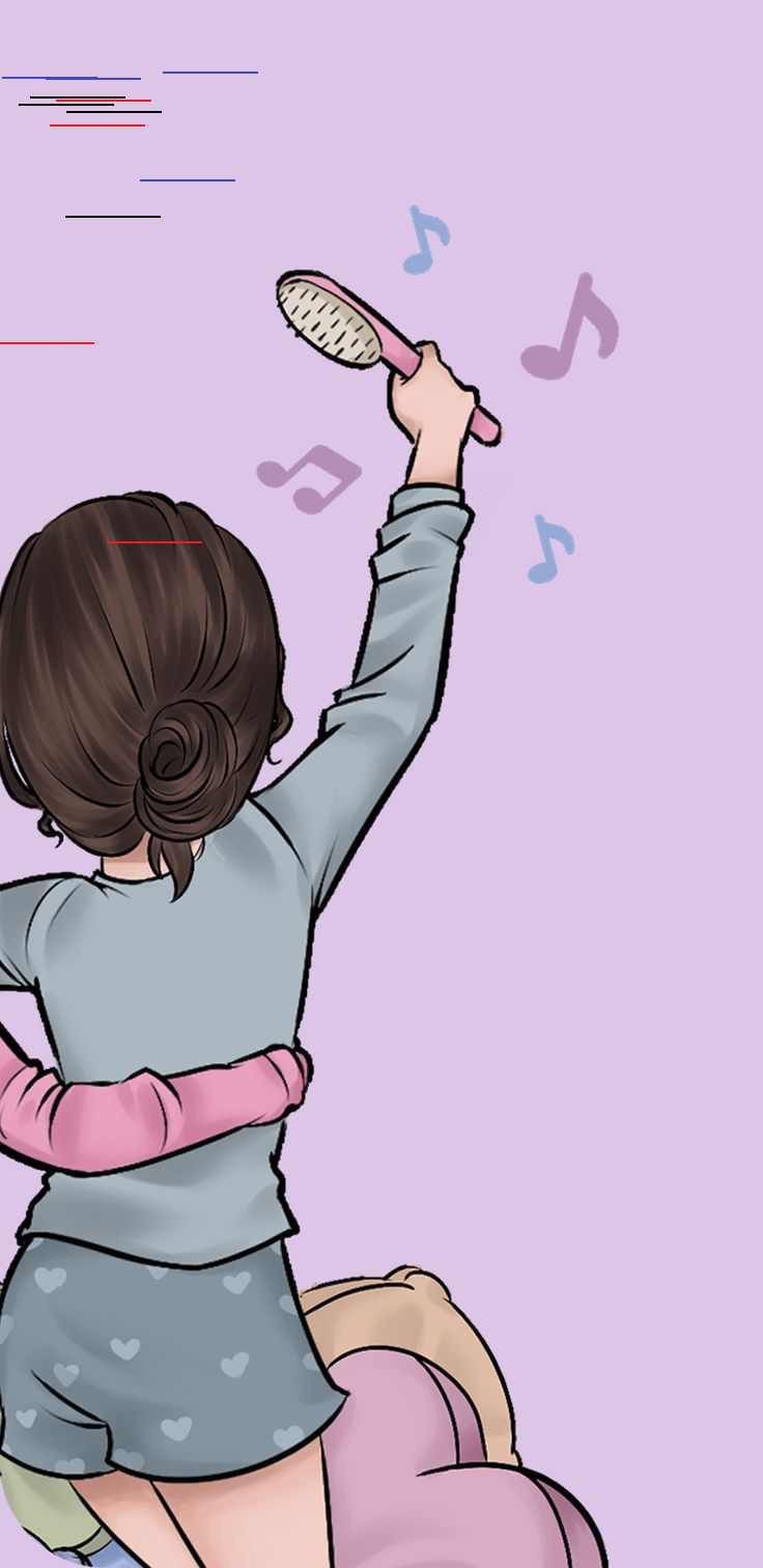 Singing Together. Best friend wallpaper, Best friend drawings, Bff drawings