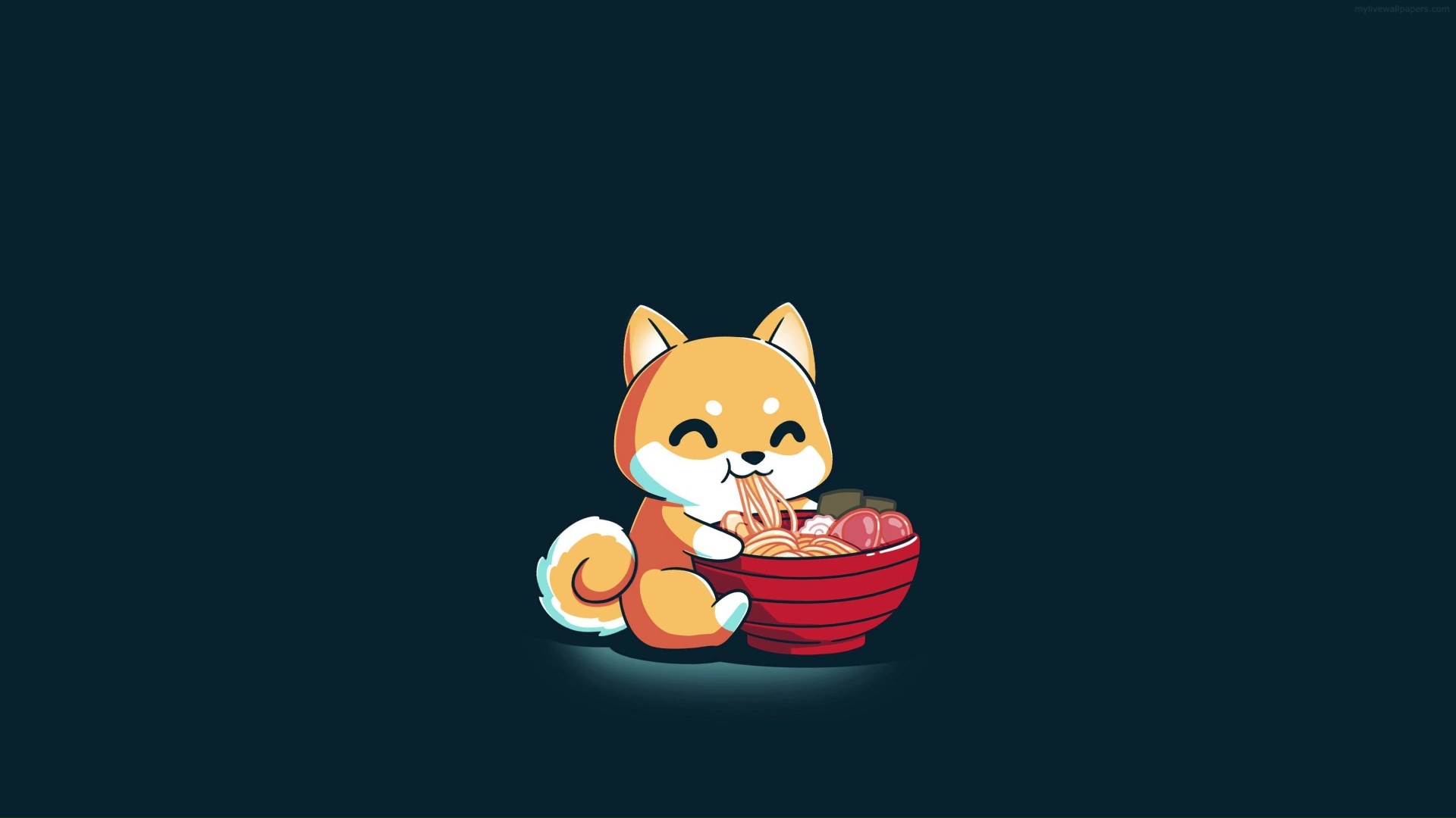 Shiba Inu Japanese Ramen Live Wallpaper