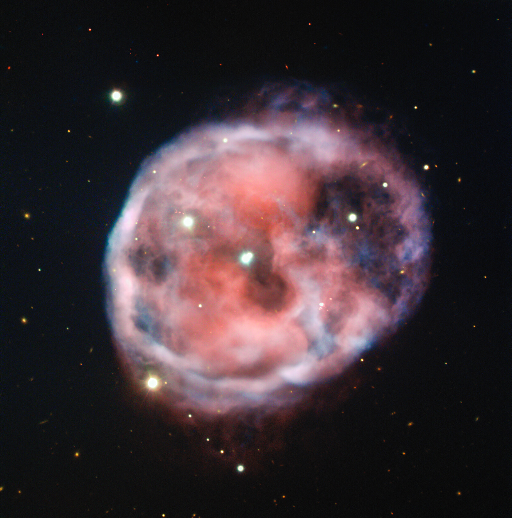 New ESO's VLT image of the Skull Nebula