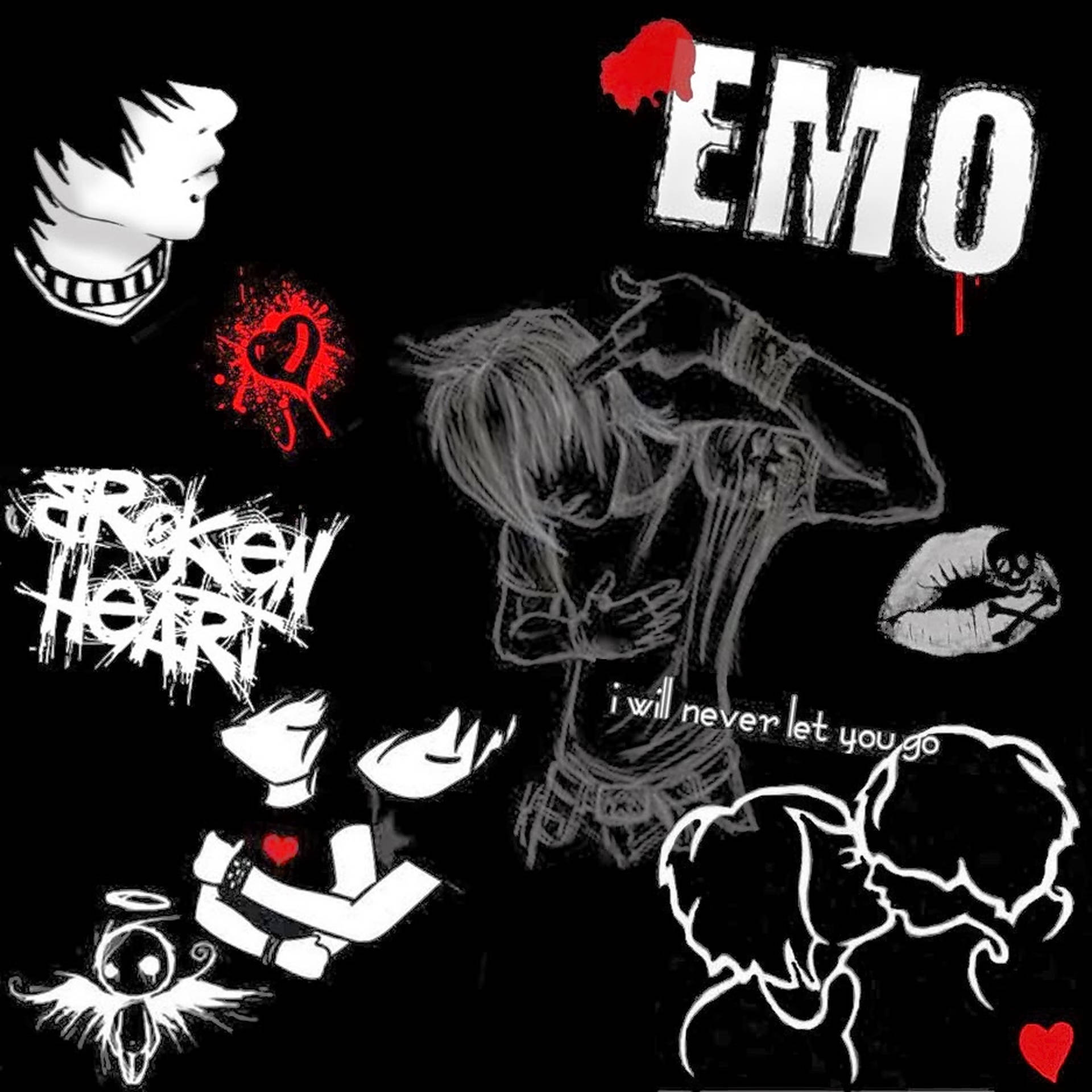 Download Emo PFP Art Wallpaper