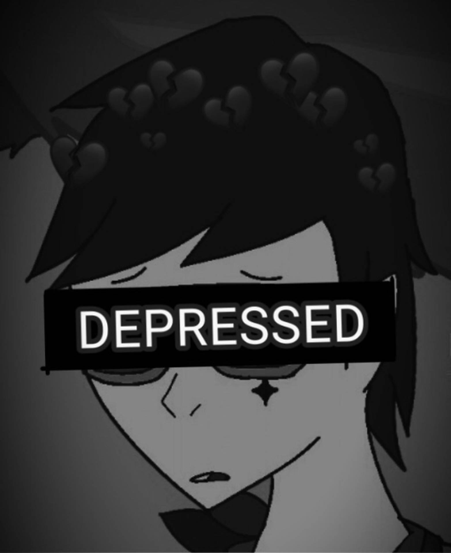 Download Depressed Emo PFP Wallpaper
