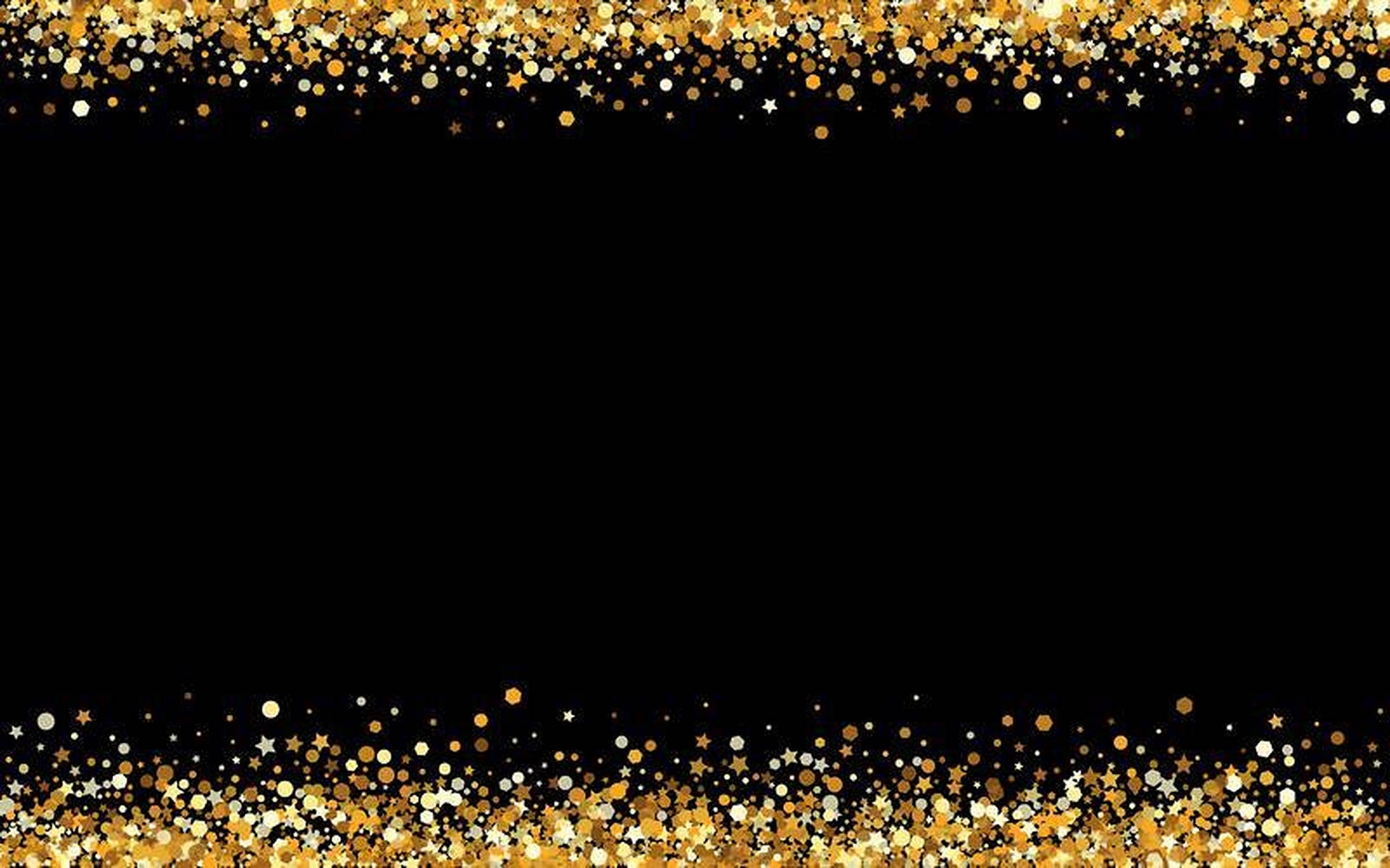 Download Gold Dust Border Wallpaper