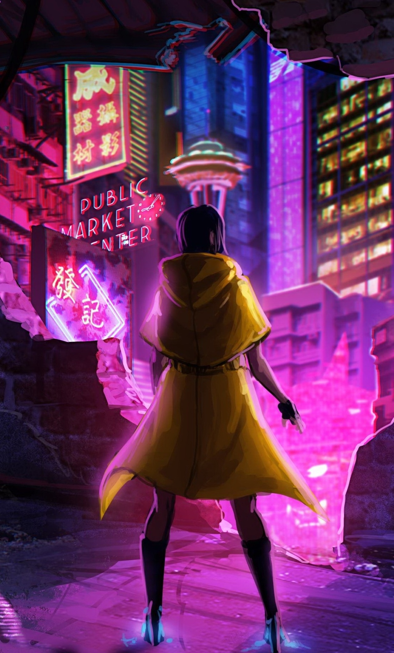 Cyberpunk Secret Agent 4k iPhone HD 4k Wallpaper, Image, Background, Photo and Picture