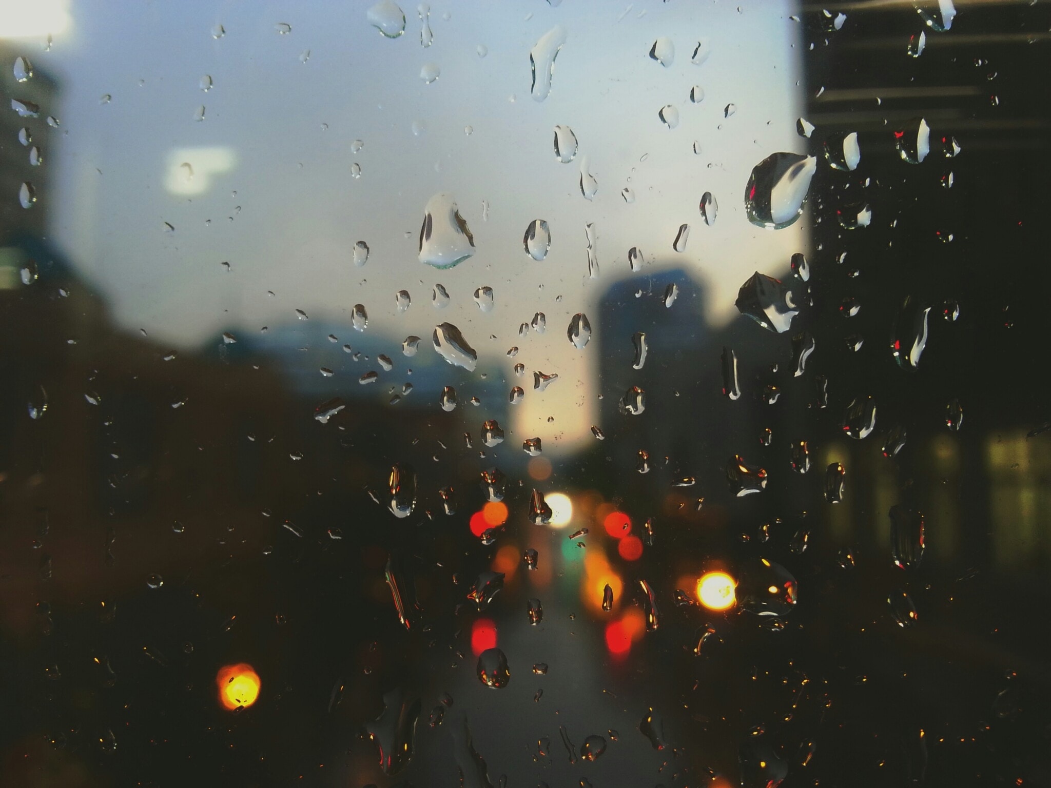 Rain Raindrop Blur Picture. Download Free Image