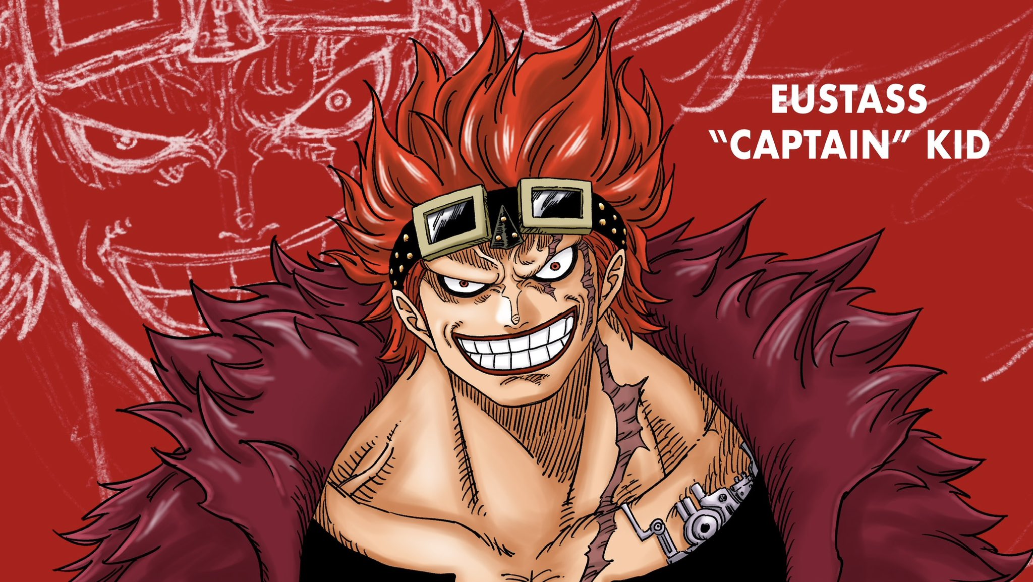 ズベルバー - #ONEPIECE #Onepiecefanart EUSTASS・“CAPTAIN”・KID⚙