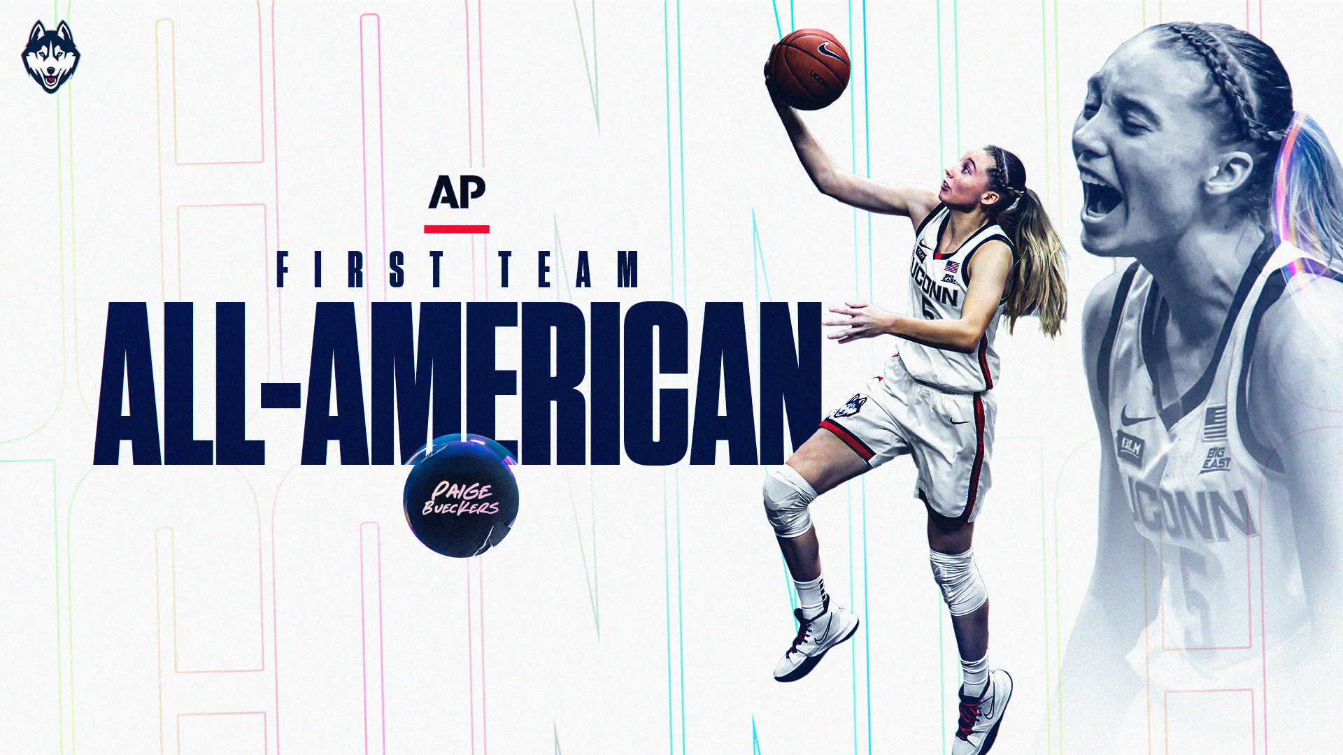 UConn Women's Basketball The Third Freshman EVER. Paige Bueckers Is An AP First Team All American!