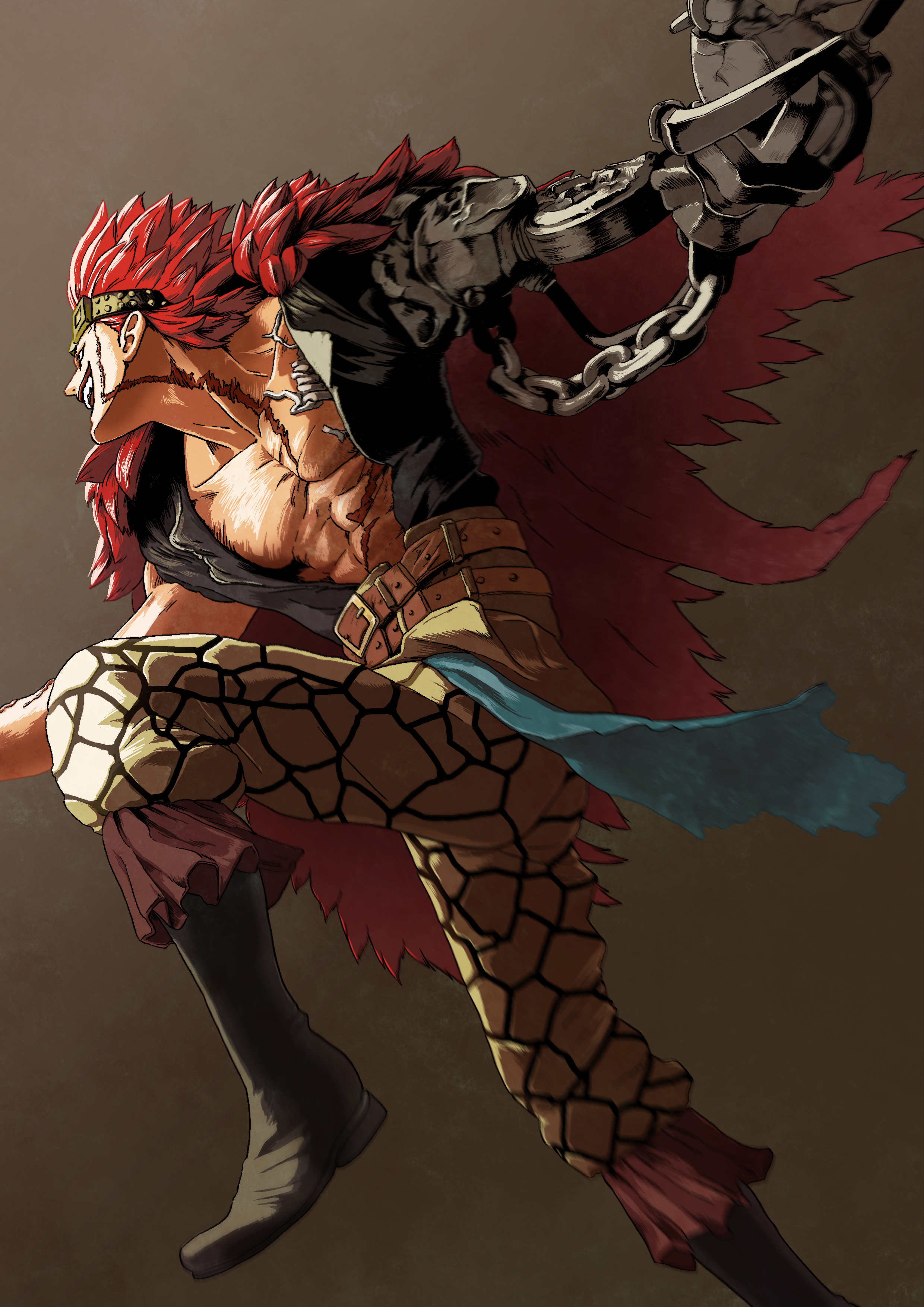 eustass kid (one piece) drawn by emon_(asaming96)