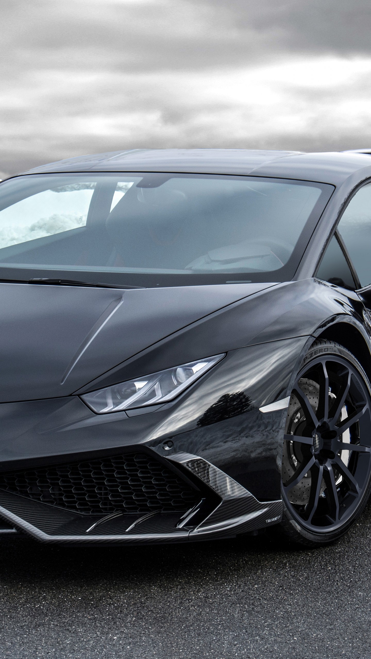 Wallpaper lamborghini huracán, supercar, ice, black., Cars & Bikes