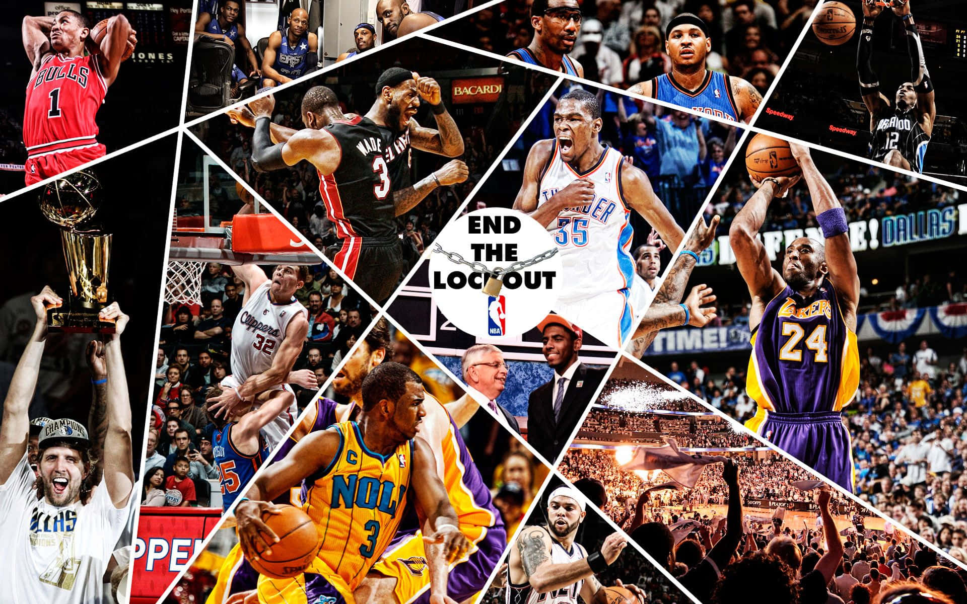 Download Best Basketball Picture Collage Background