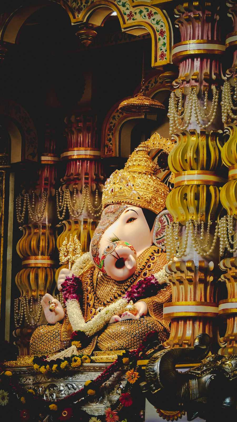 Ganesha Temple IPhone Wallpaper Wallpaper, iPhone Wallpaper. Ganesh wallpaper, Ganpati bappa wallpaper, Ganesha