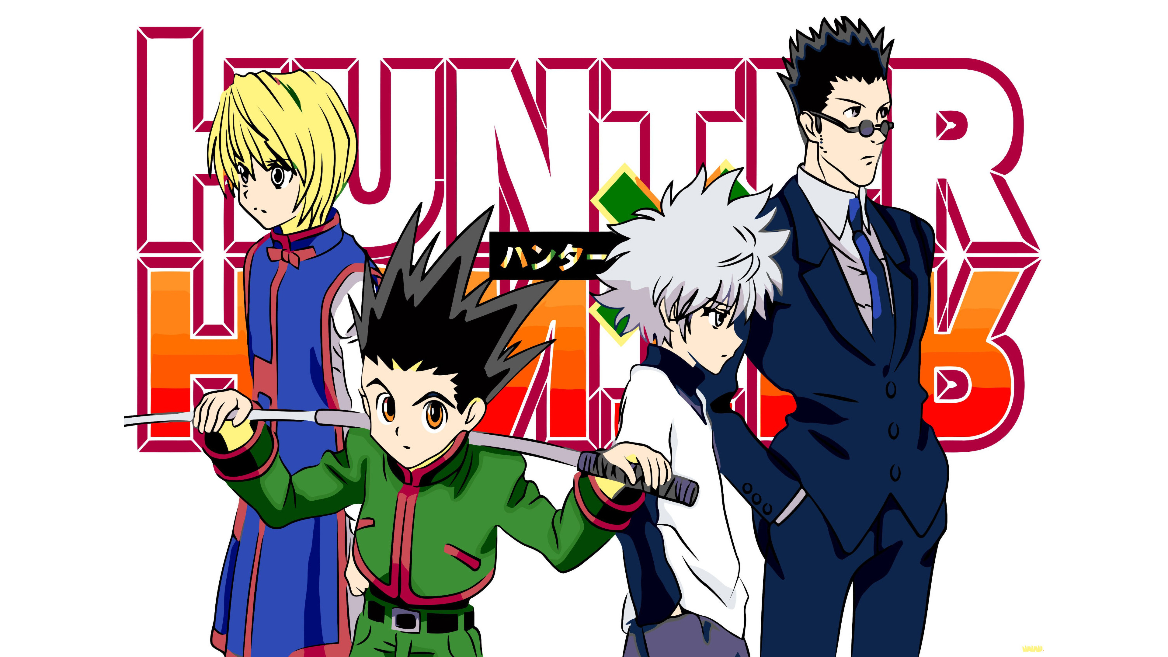 Hunter x Hunter Wallpaper 4K, Kurapika, Gon Freecss