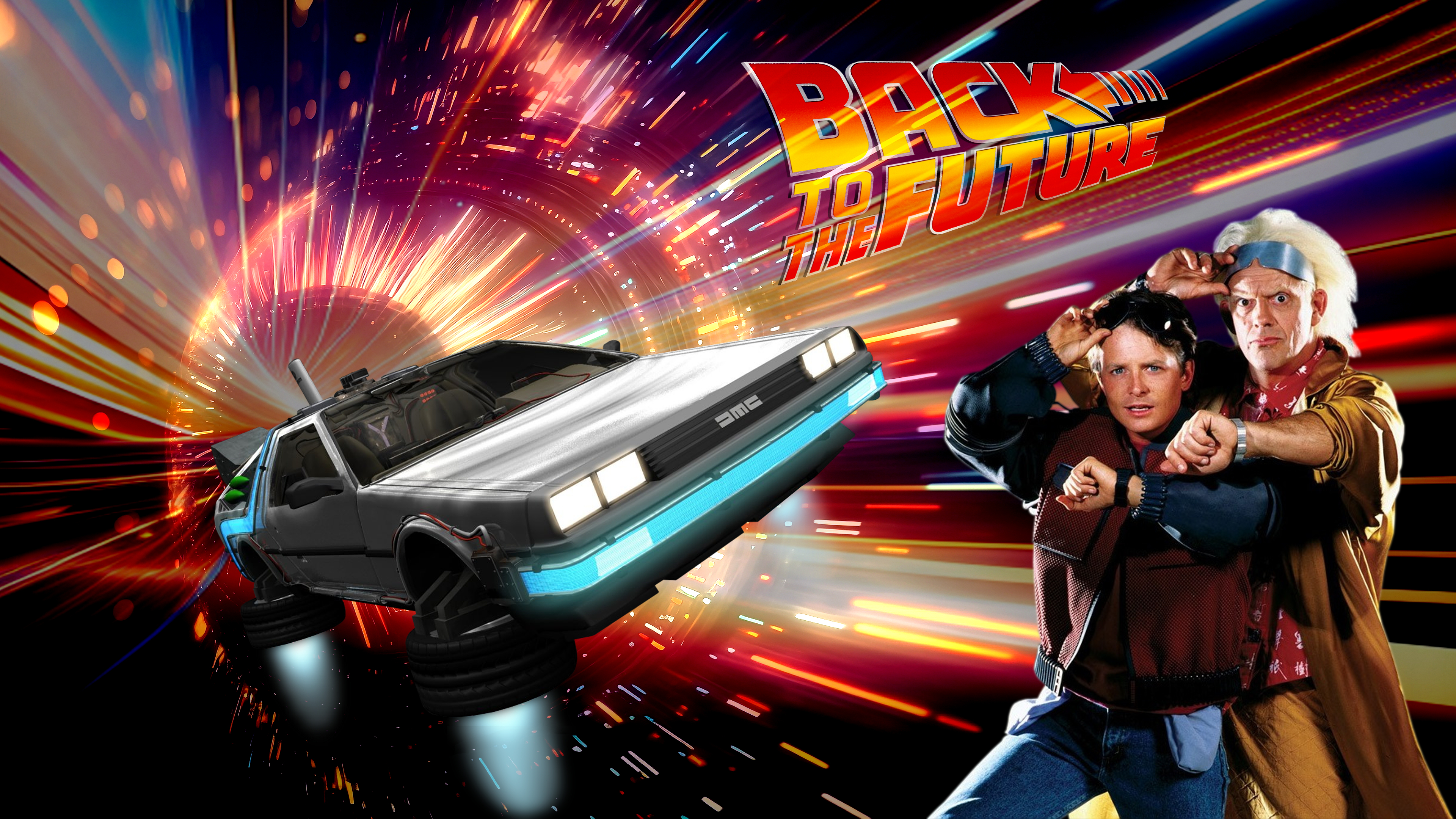 Back To The Future (4K Wallpaper)