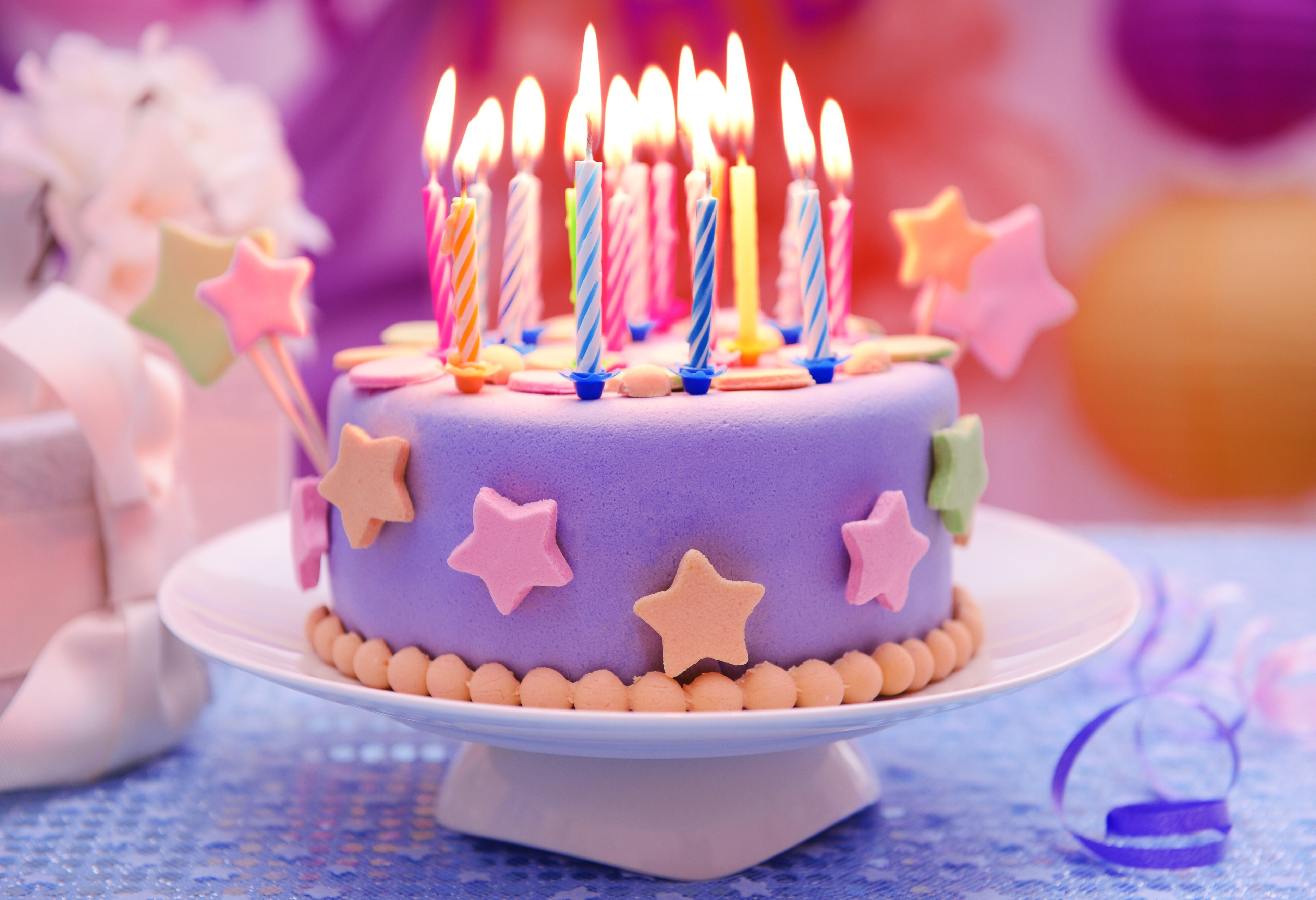 3840x2540 birthday cake 4k free high resolution desktop wallpaper