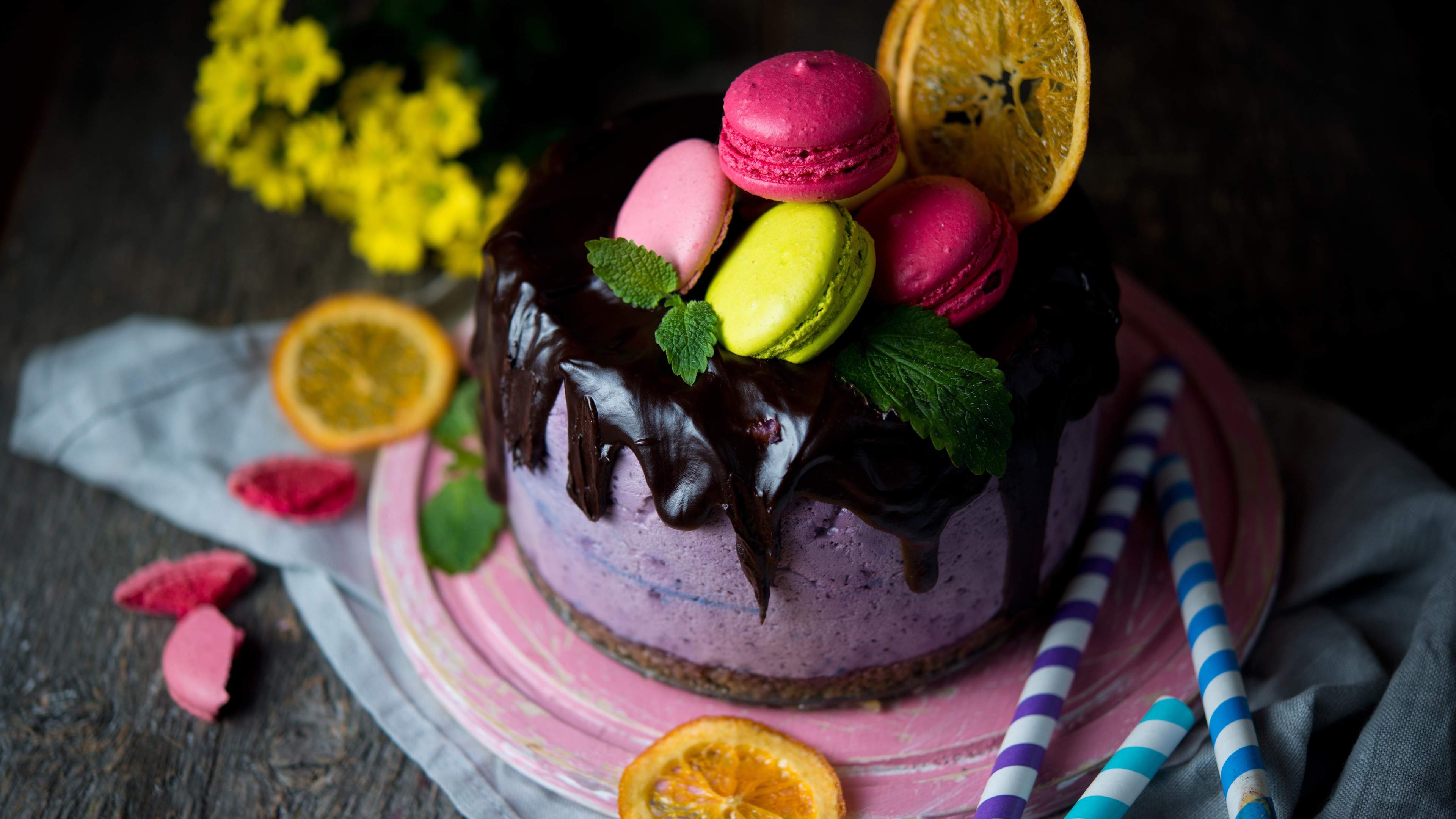 Wallpaper Cake, chocolate, sweet, dessert 3840x2160 UHD 4K Picture, Image