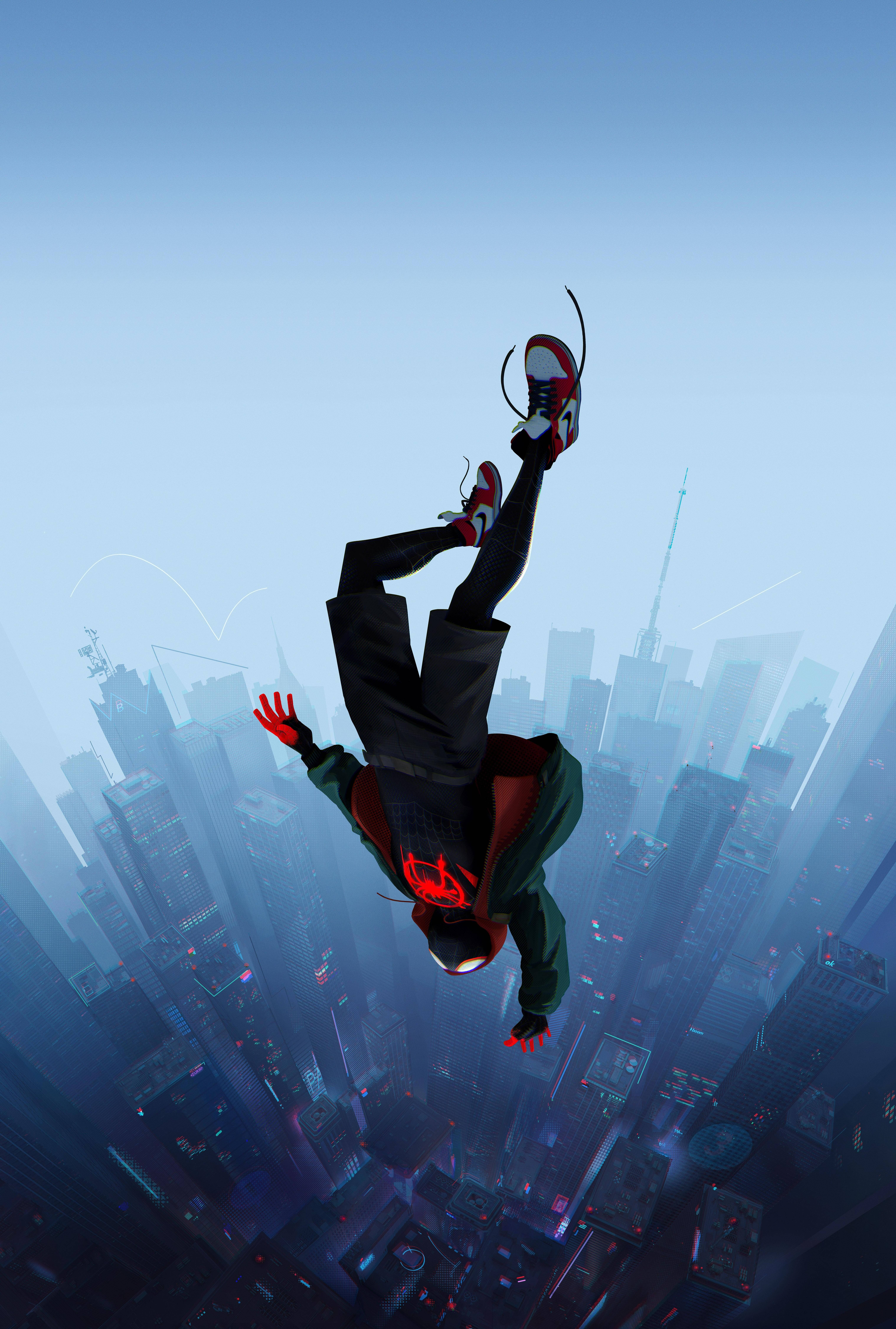 Download Miles Morales As Spider Man Spider Verse Wallpaper