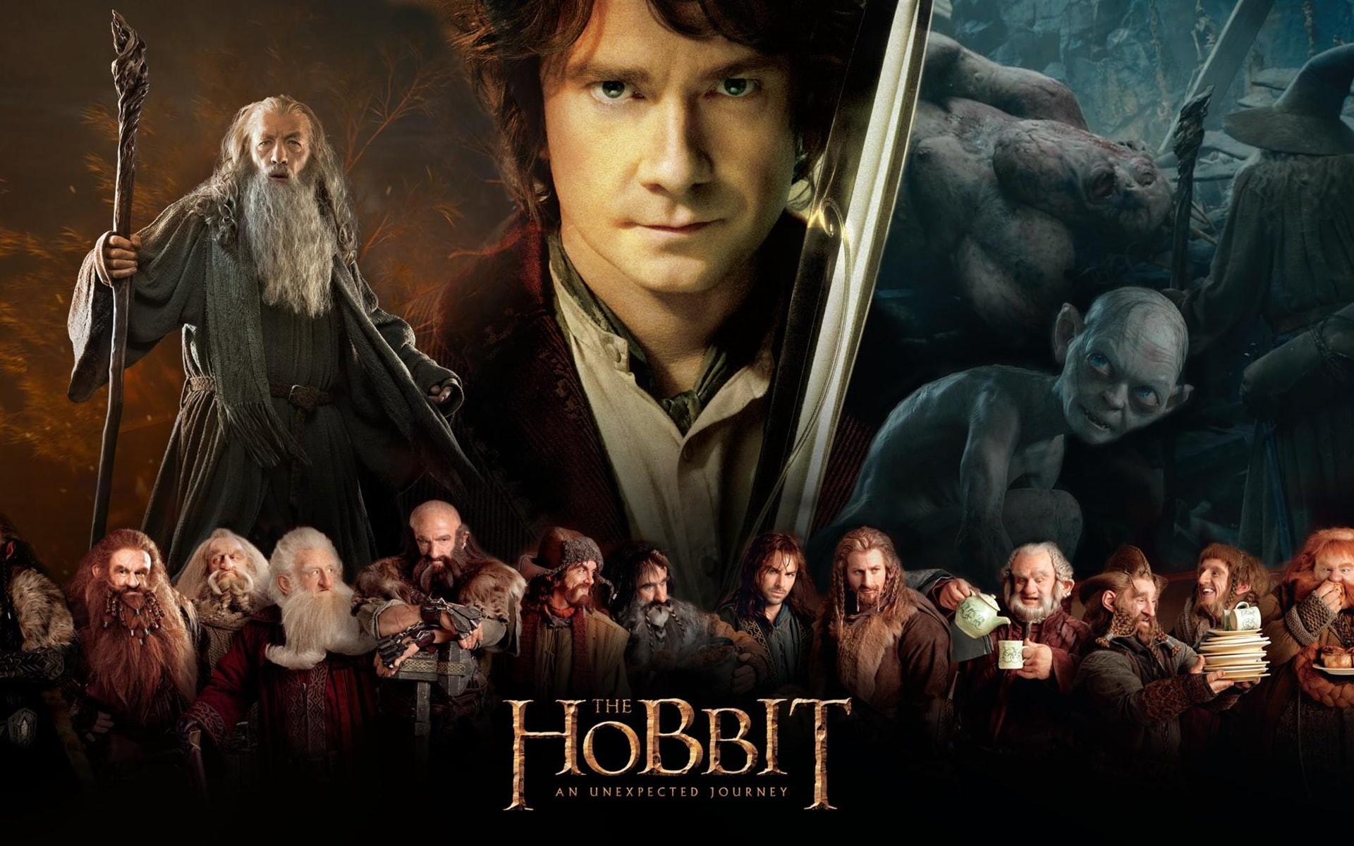 Wallpaper / 1080P, Movie, Journey, 2012, Unexpected, Hobbit free download