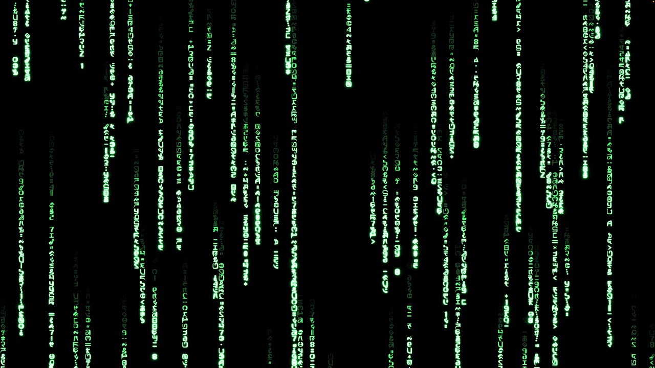 Screensaver Matrix Resurrections Digital Rain (4K)