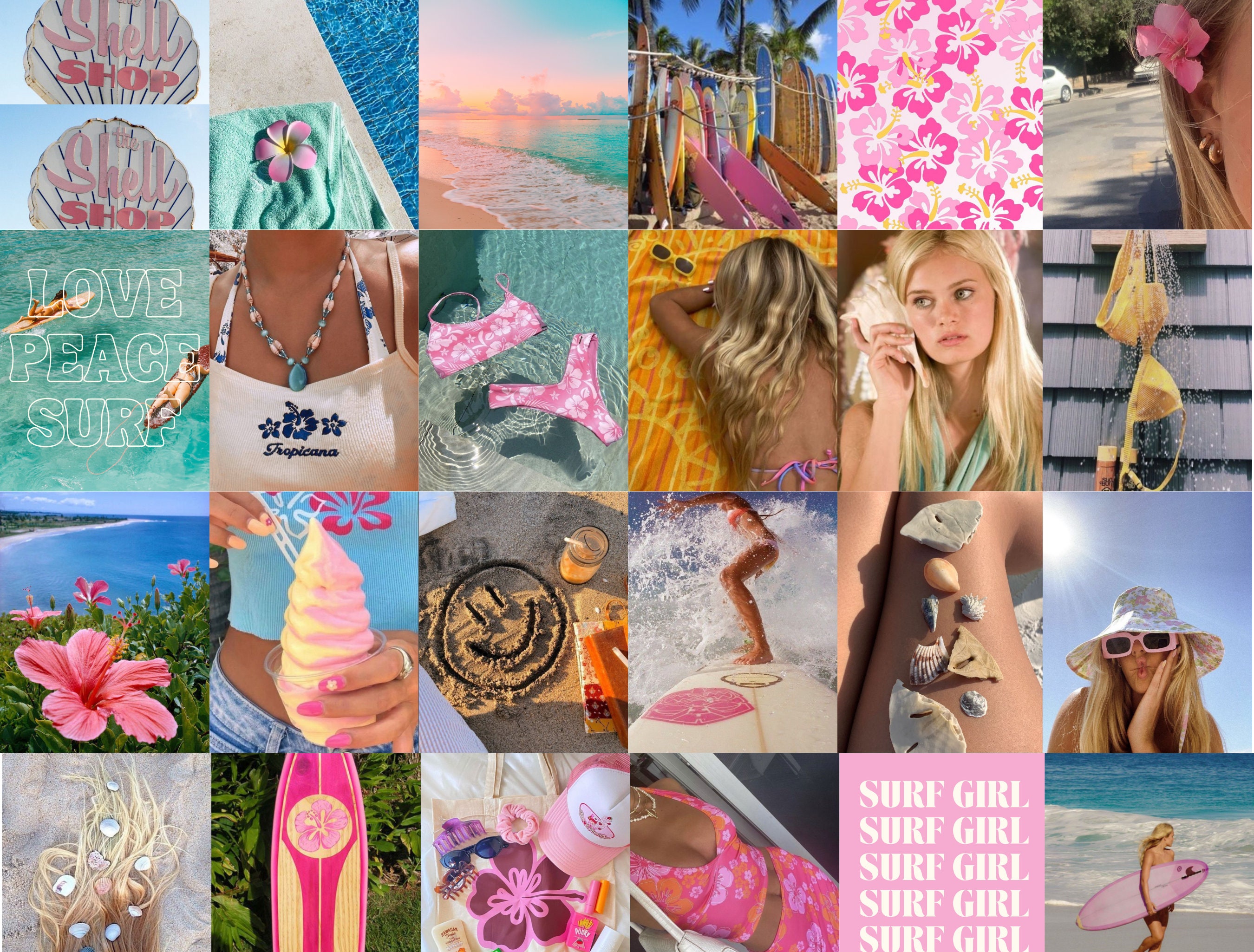 Coconut Girl Aesthetic Room Decor