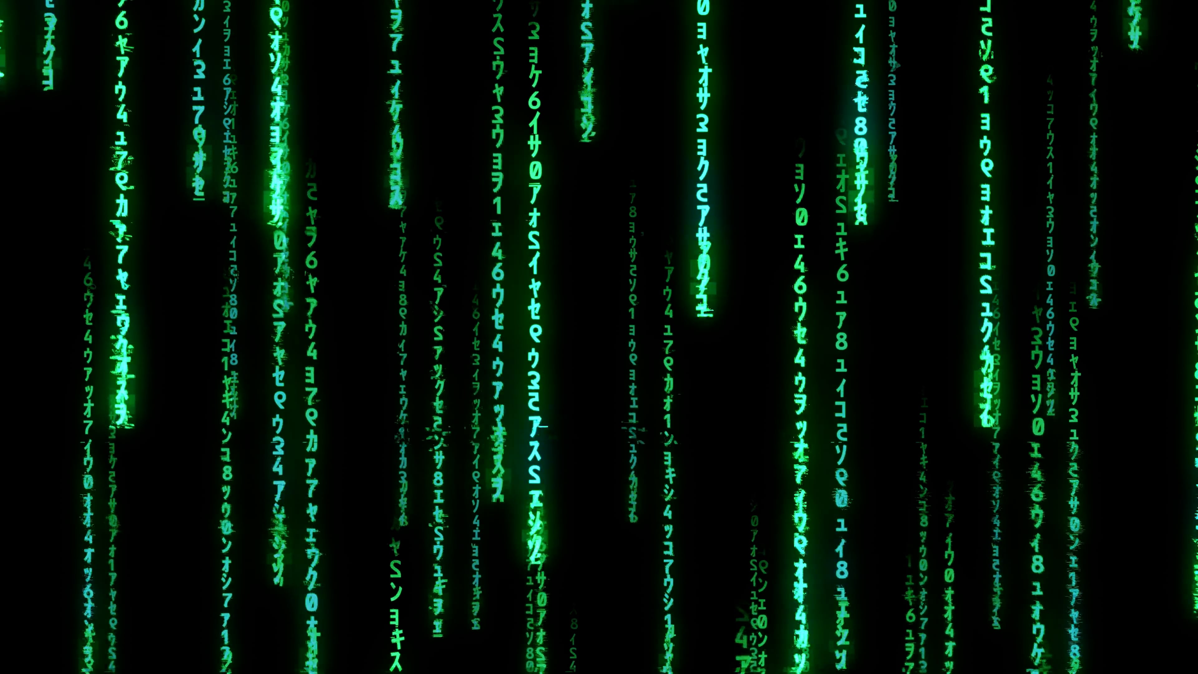 Digital Code Rain Animation Free Stock Video Footage, Royalty Free 4K & HD Video Clip