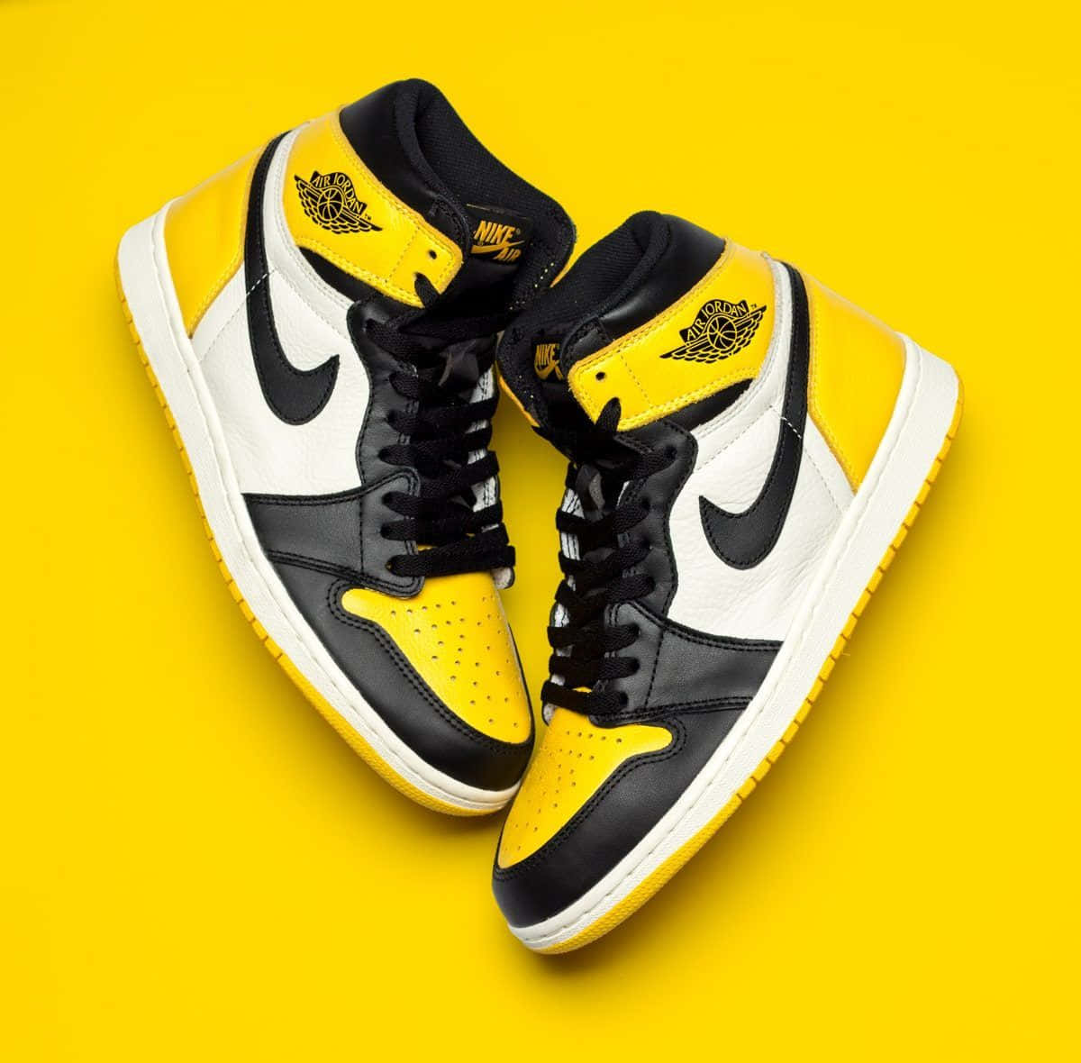 Yellow Jordan Wallpaper