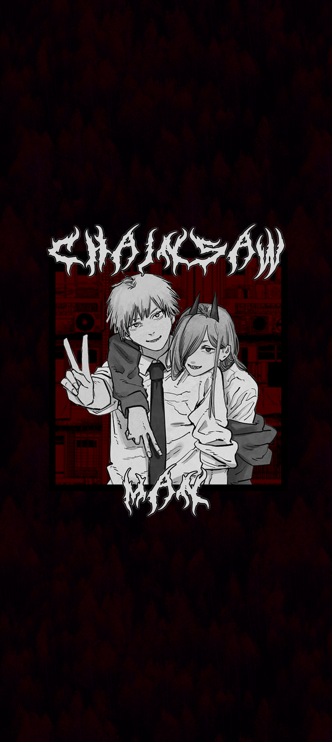 Chainsaw Man phone wallpaper! (1080 x 2412) PC version in comments