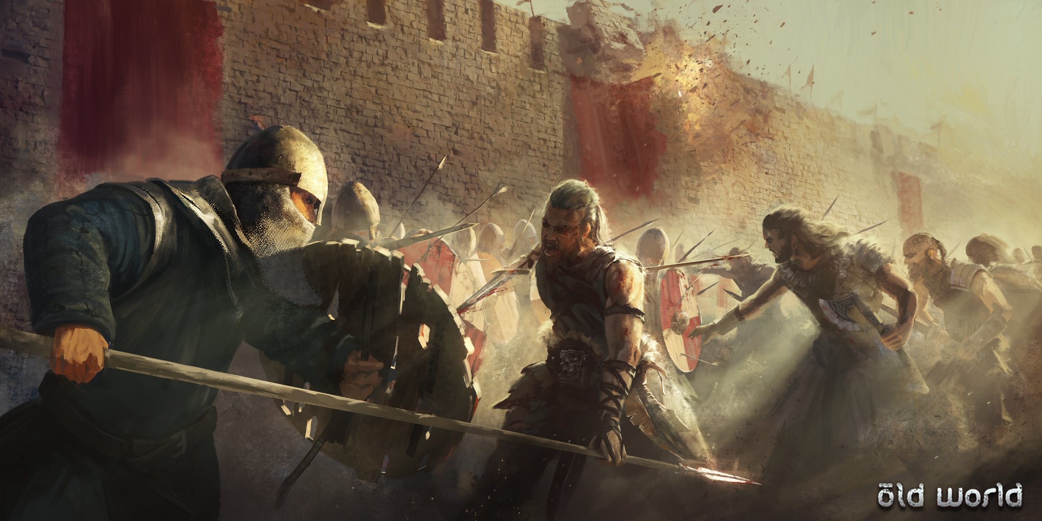 Medieval Battle by City Walls (Illustration) History Encyclopedia