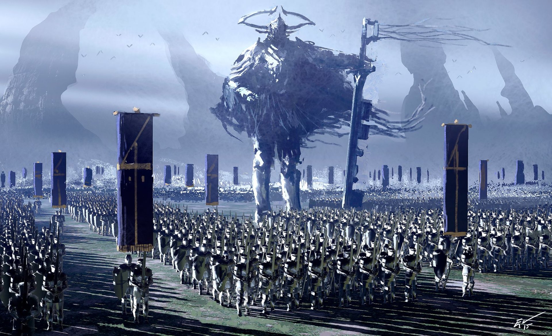 Fantasy Knight HD Wallpaper by Espen Olsen Sætervik