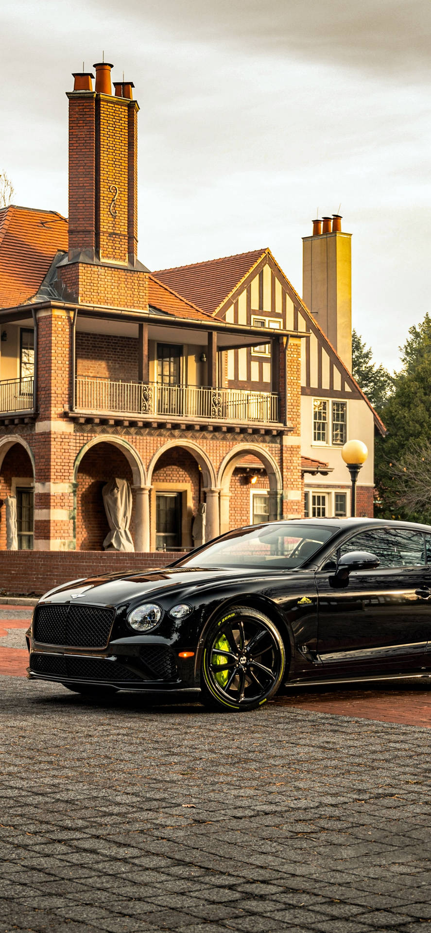 Download Black 2020 Bentley Continental GT iPhone Wallpaper