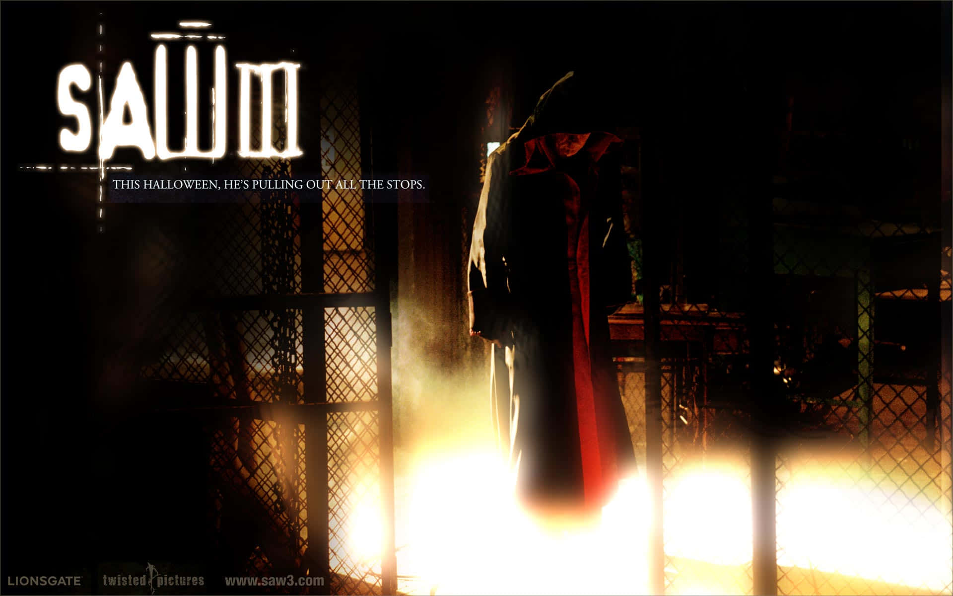 Download Saw Black Silhouette Wallpaper