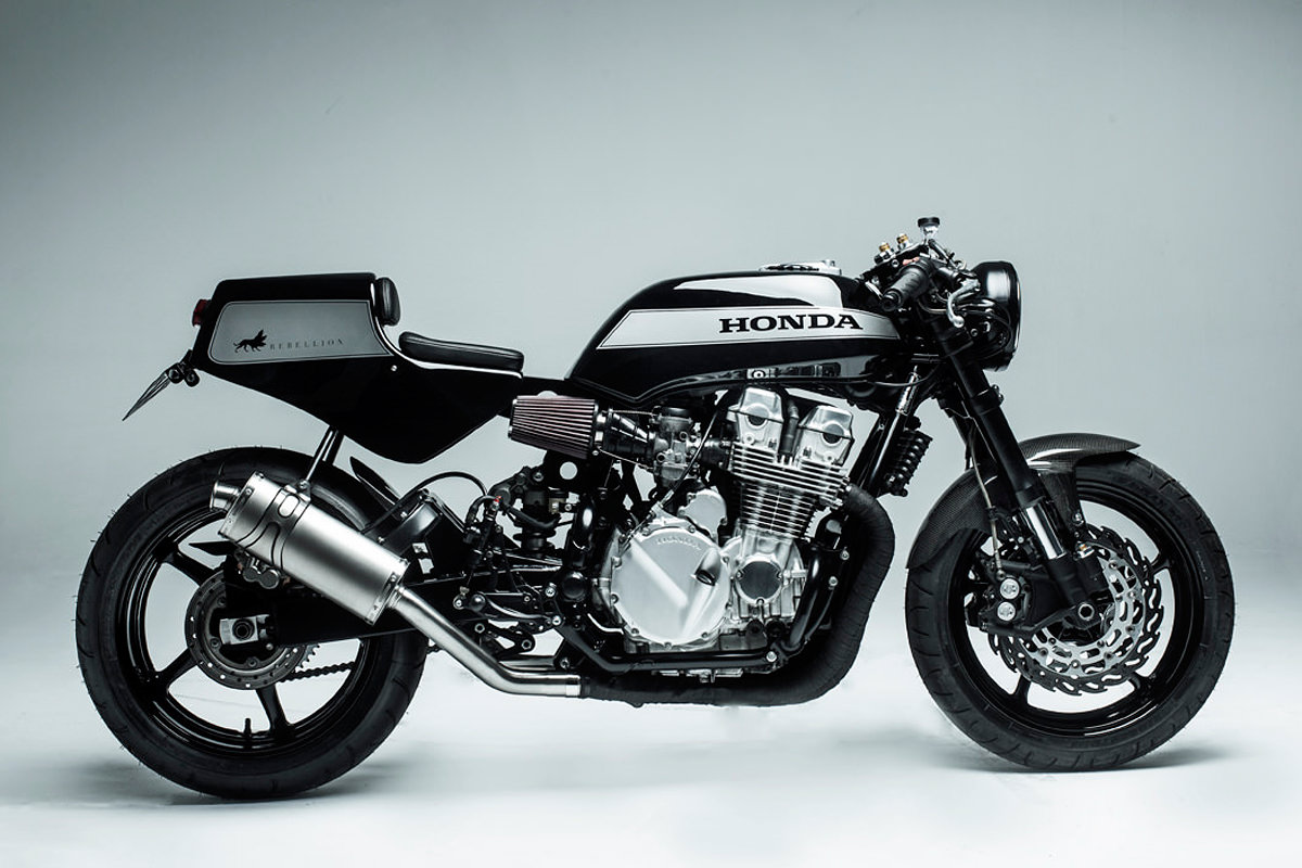 Rebellion Of The Machines: a true Honda CB750 café