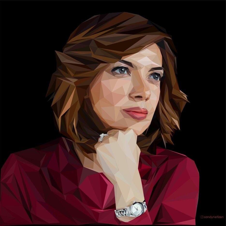 Najwa Shihab Vector Lowpy Art Design