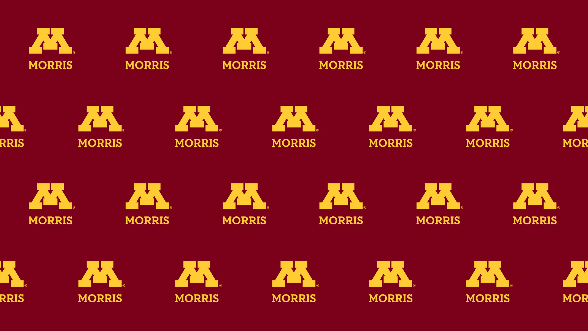 University of Minnesota Morris Zoom background—you want 'em, we've got 'em! Take your pick from these and others, and show off your campus pride wherever you are! #UMNproud