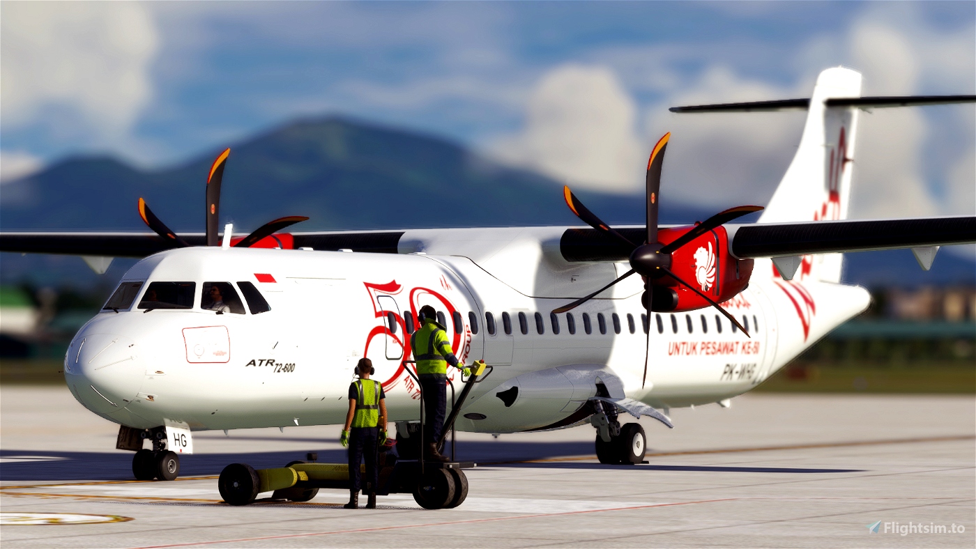 ATR 72 600 Wings Air 50th ATR Special Livery PK WHGK For Microsoft Flight Simulator