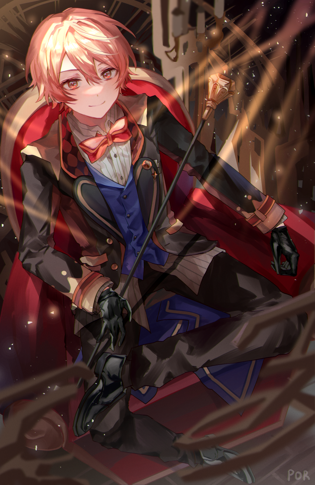 tenma tsukasa (project sekai) drawn by por_(_por_tt)