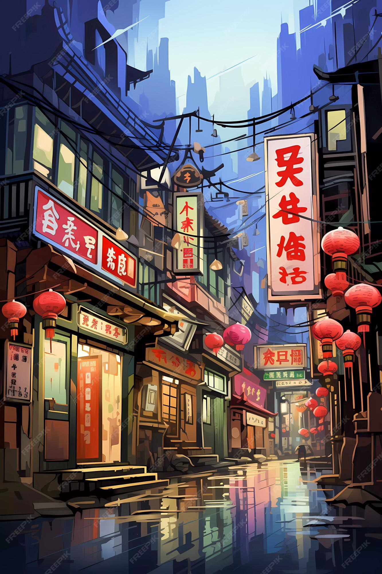 Japanese Anime Background Image