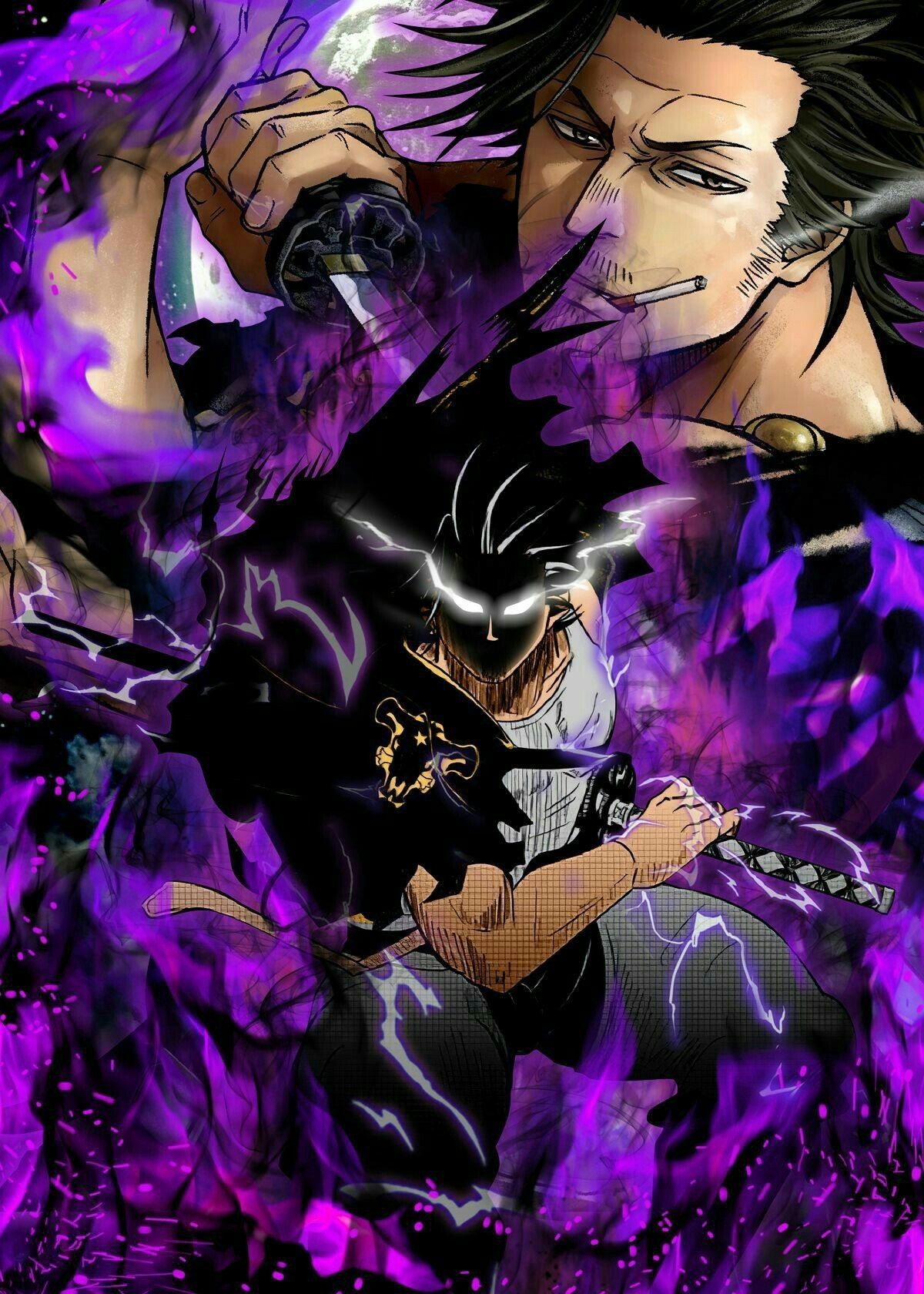 Yami Sukehiro HD Wallpaper Black Clover
