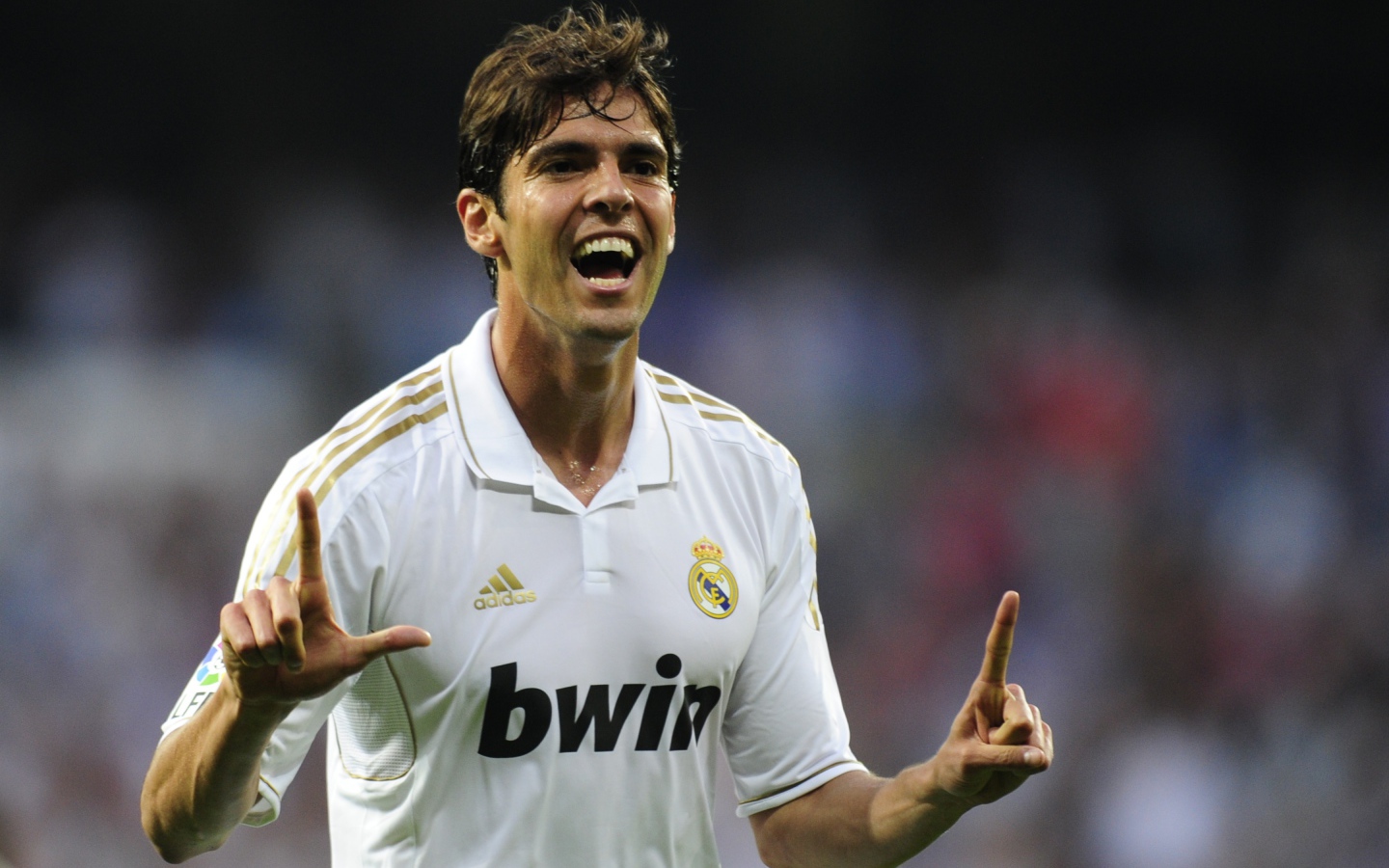 Milan Kaka in white t shirt Desktop wallpaper 1440x900