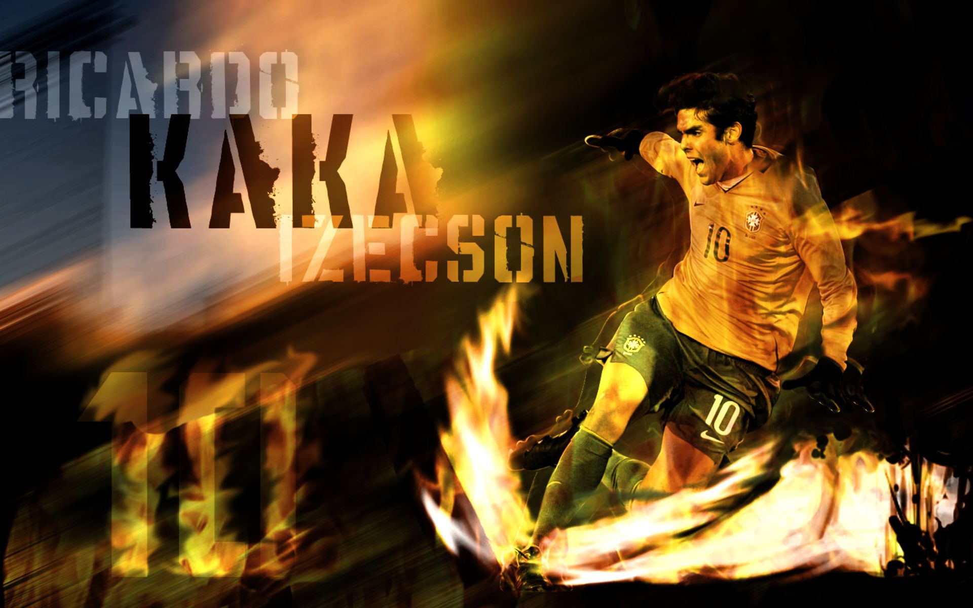 HD desktop wallpaper: Sports, Soccer, Kaká, Brazil National Football Team download free picture