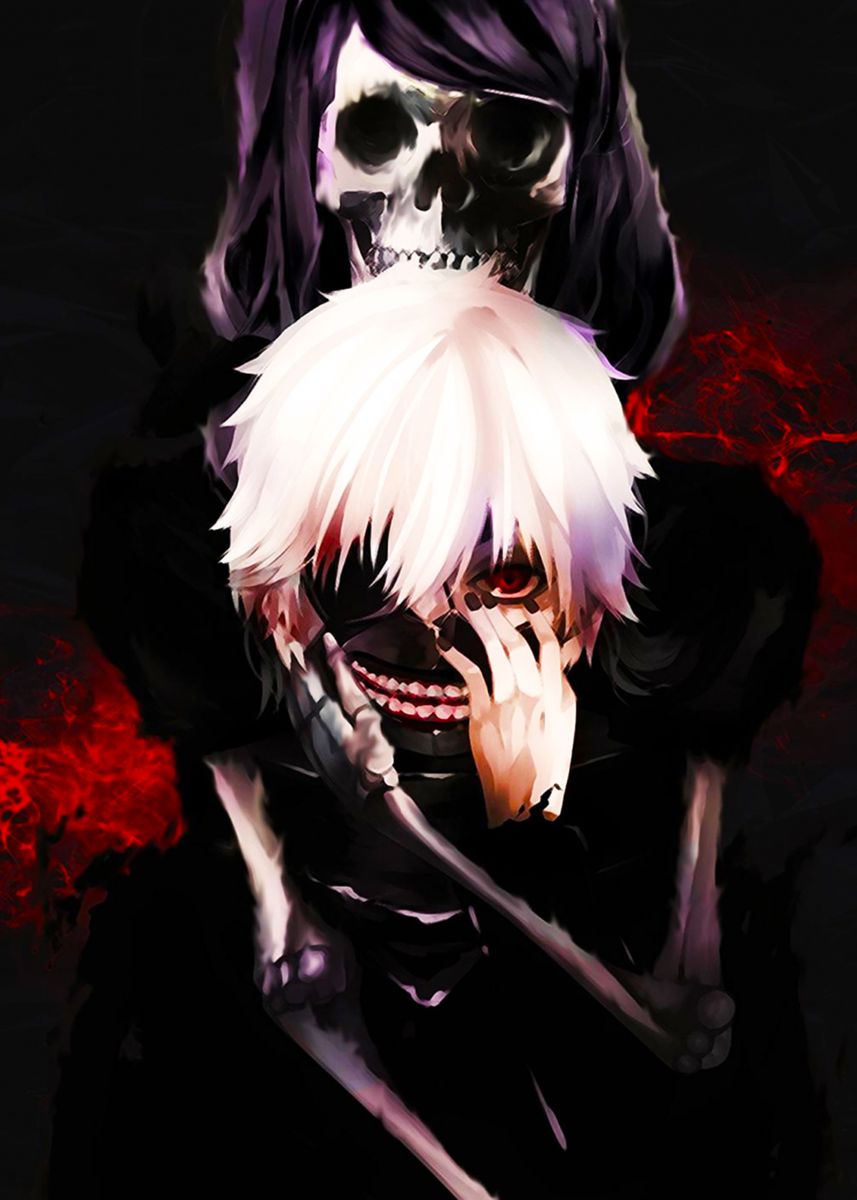 Japan Thriller Fantasy Classic Anime Tokyo Ghoul Picture Quality Canvas Painting Bedroom Living Sofa Wall Art Home Decor Posters
