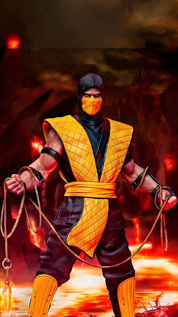 Made Some Scorpion And Sub Zero Phone Wallpaper Using The Iron Studio's Statues And Some Other Tools For Editing. Feel Free To Use!!