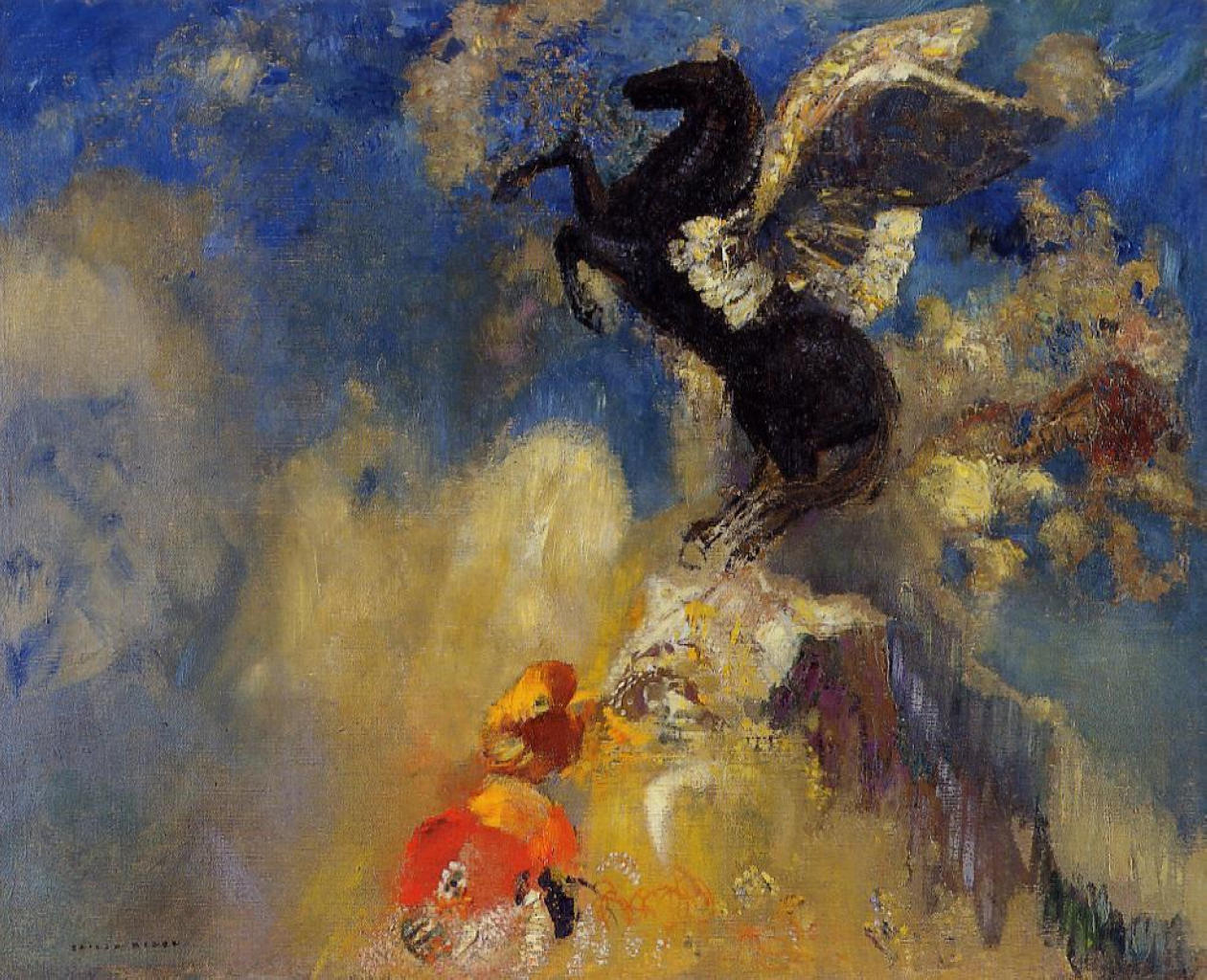 Exposition Art Blog: Indeterminacy and the myth Odilon Redon